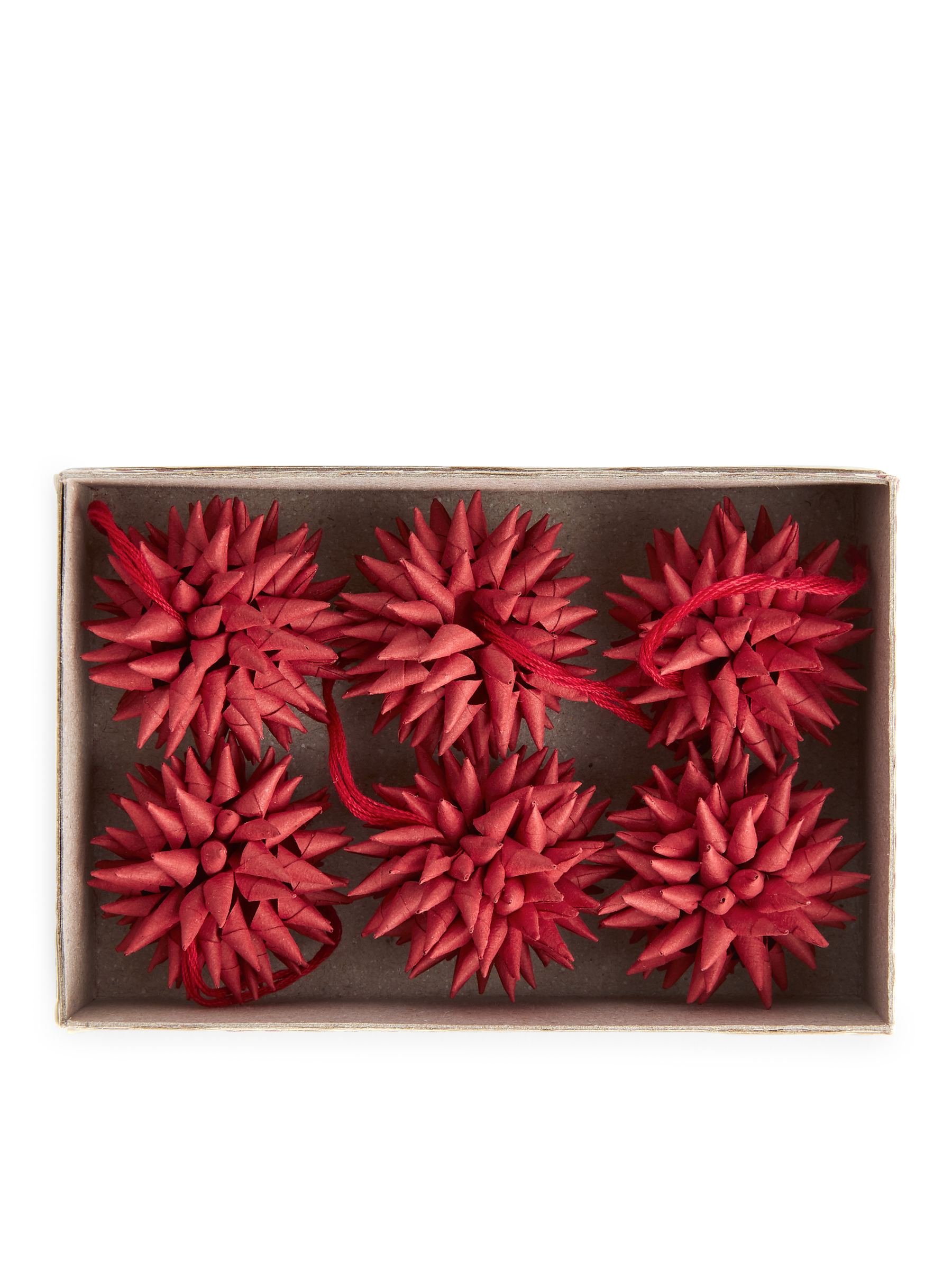 A World of Craft Paper Stars Set of 6 - Red - Homeware - StillMedia/DescriptiveDetail - 2
