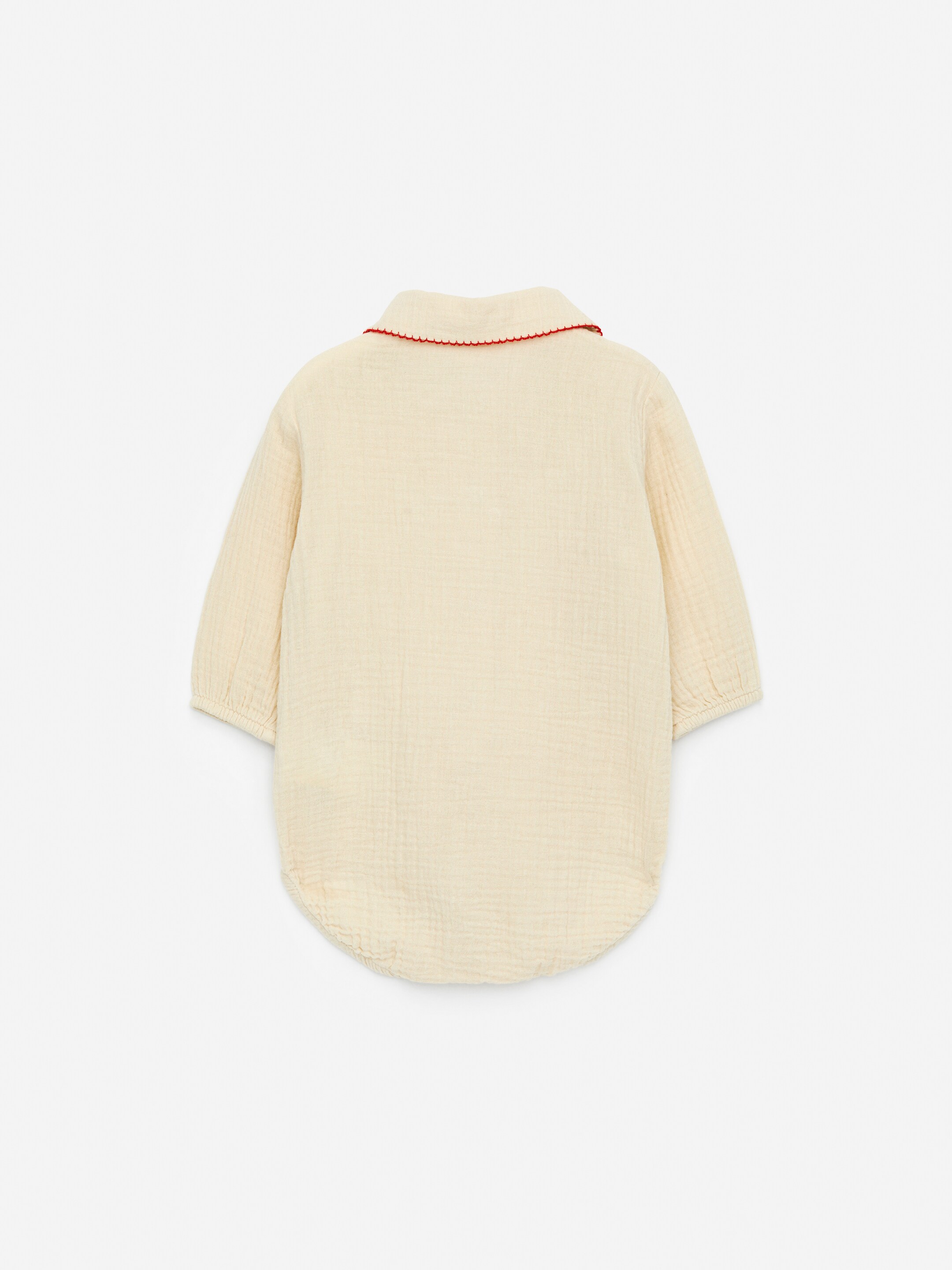 Größeres Bild ansehen: Strampler aus Baumwollmusselin - Cremeweiß - Kids | H&M DE 2