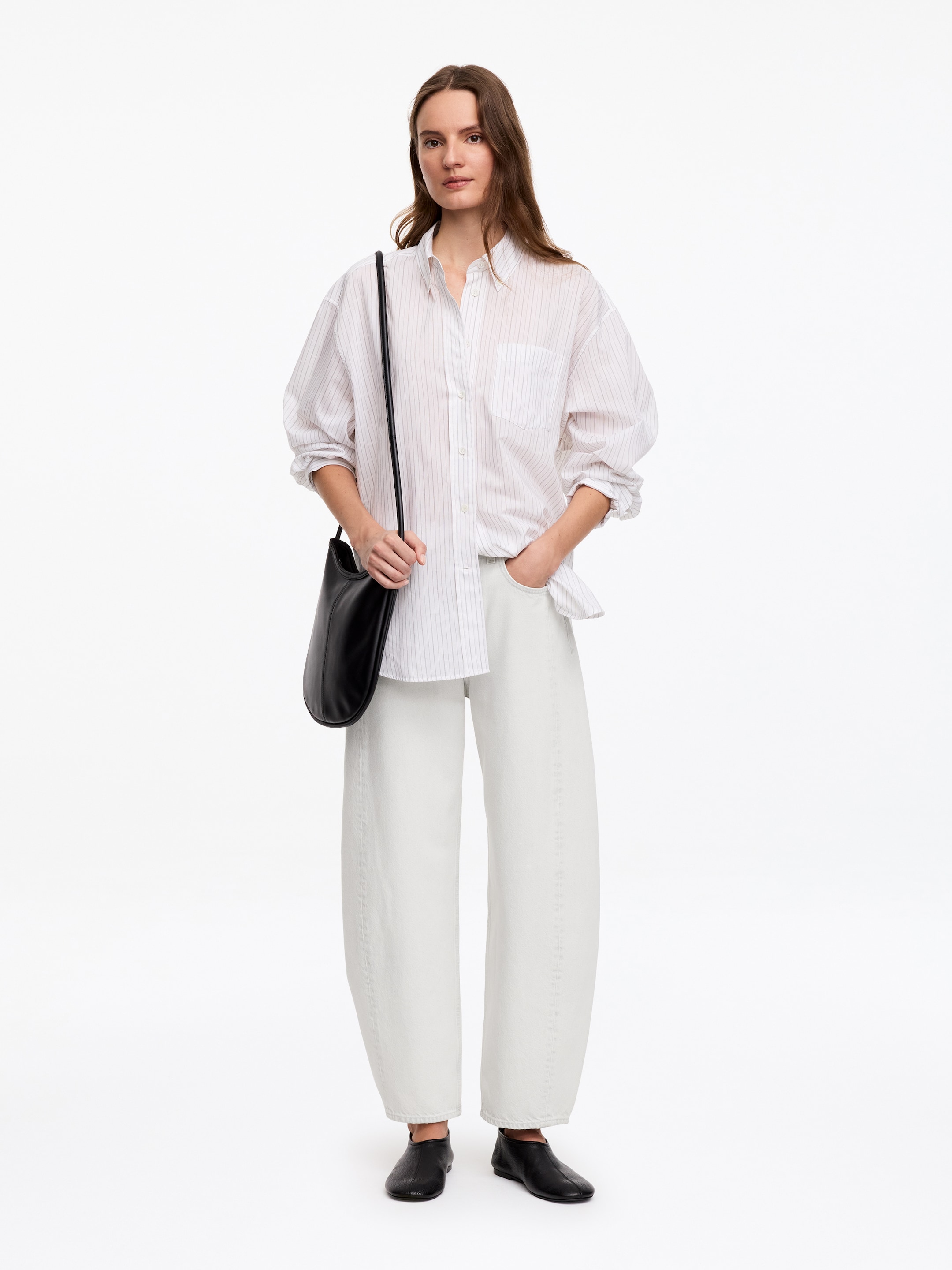 Vaqueros de pernera barril BLOOM - Blanco roto - Corte relajado - Women - StillMedia/Lookbook - 13