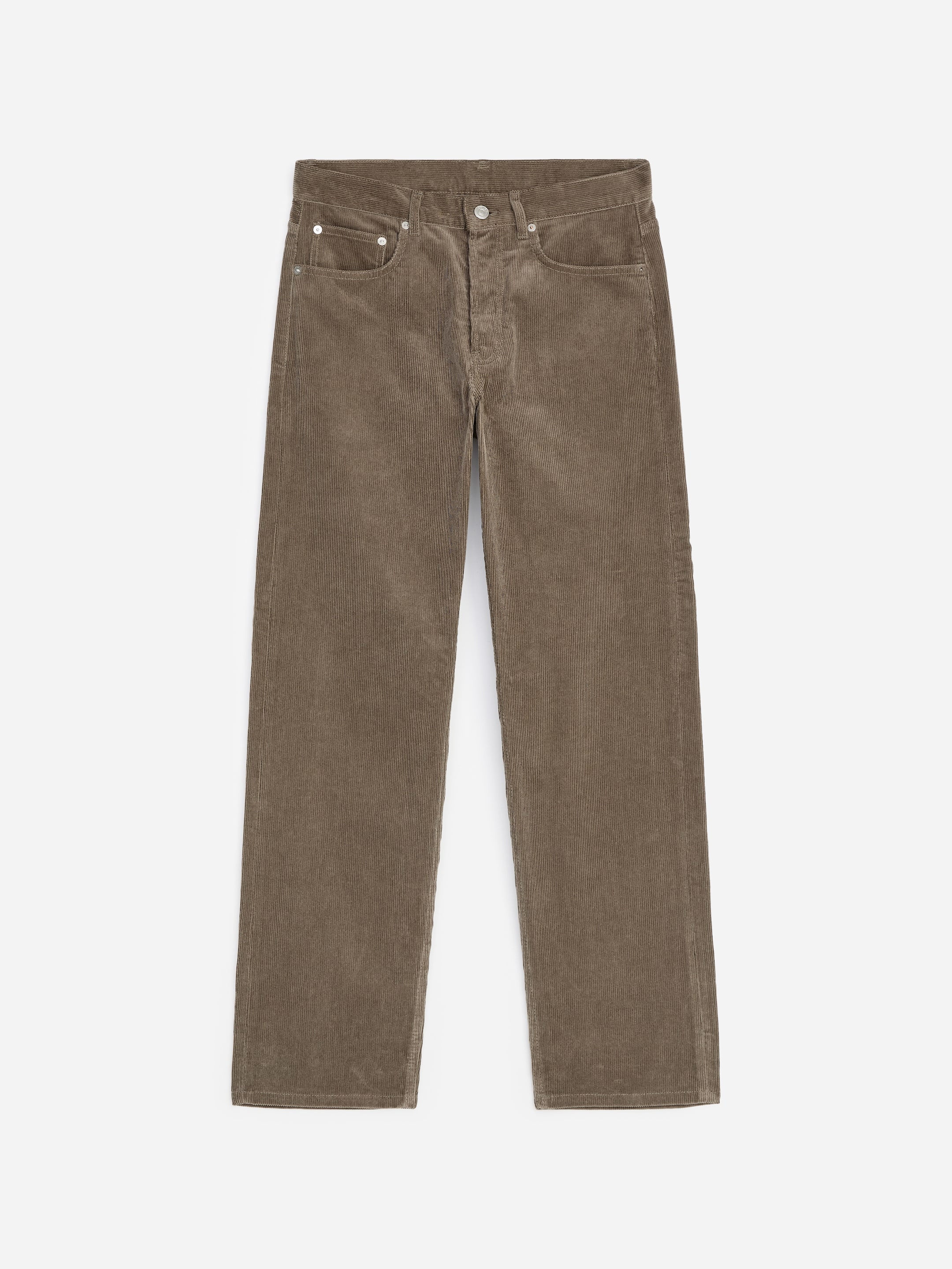 OCEAN Loose Straight Cordhose-Beige-20031