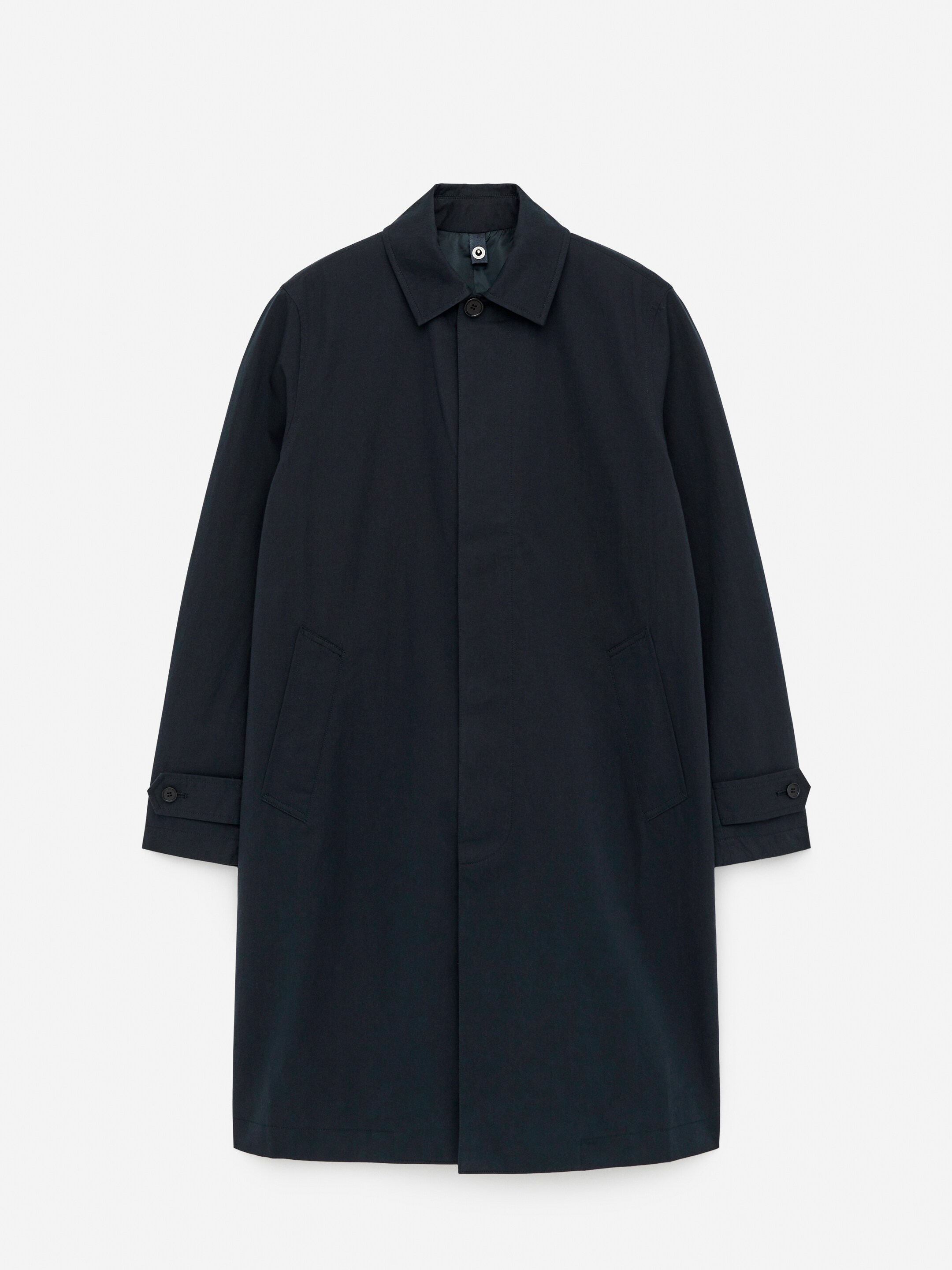 Grotere afbeelding bekijken: 2-in-1 Mid-Length Car Coat - Dark Blue - HEREN | H&M BE 1