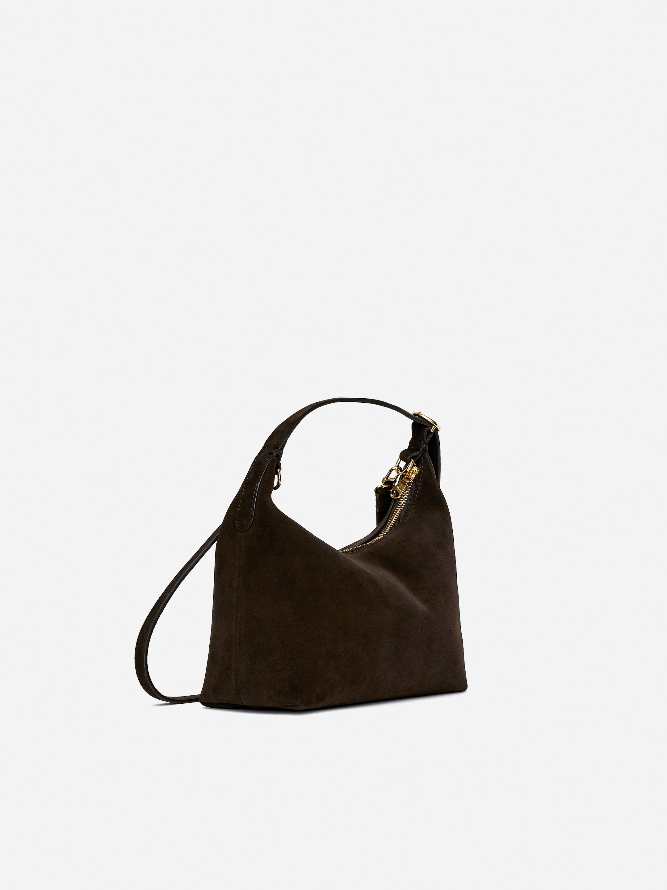 Borsa in pelle crosta scamosciata - Marrone - Women - StillMedia/DescriptiveStillLife - 1