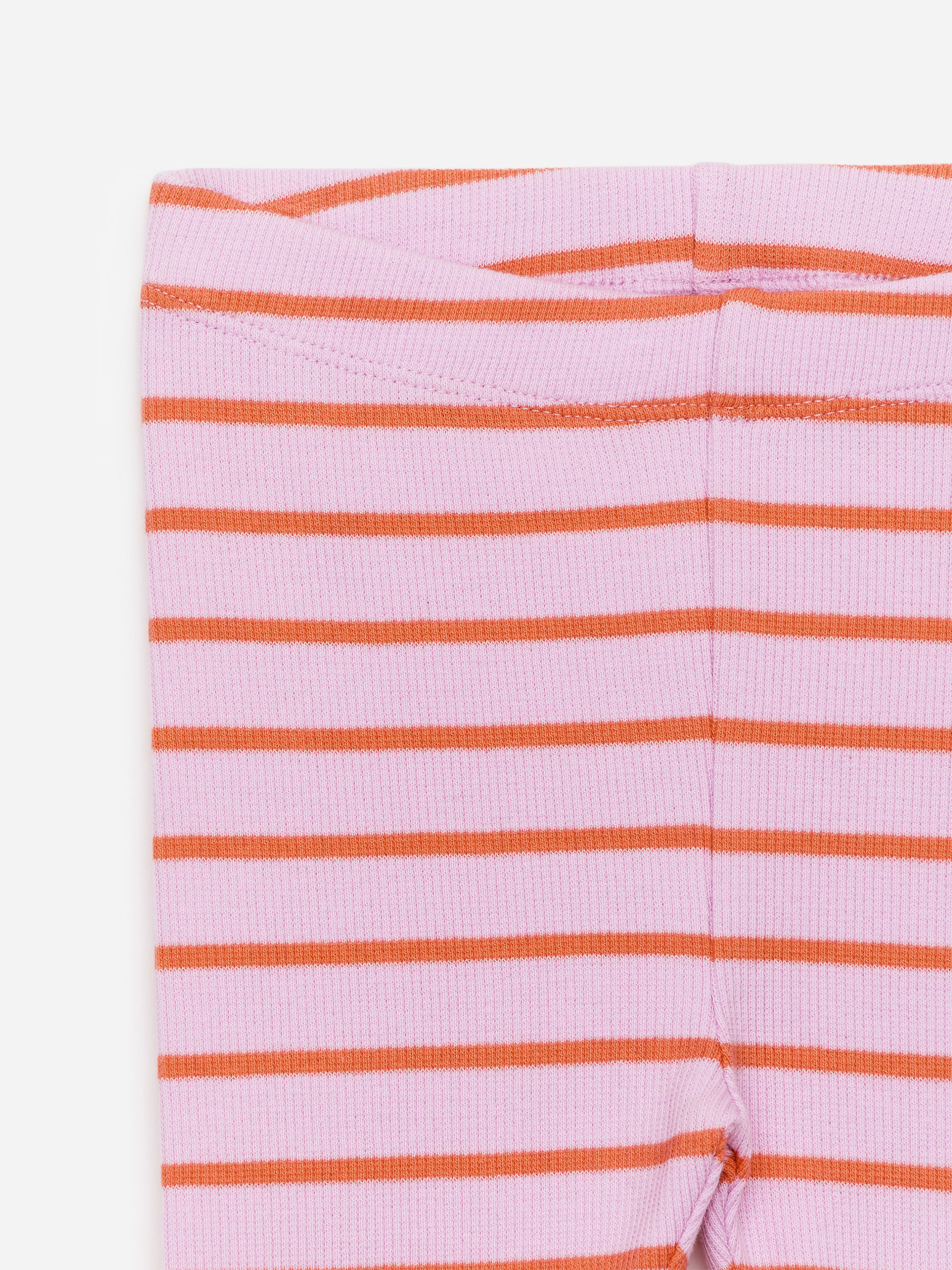 Ribbed Leggings - Pink/Orange - Slim fit - Children - StillMedia/DescriptiveDetail - 3