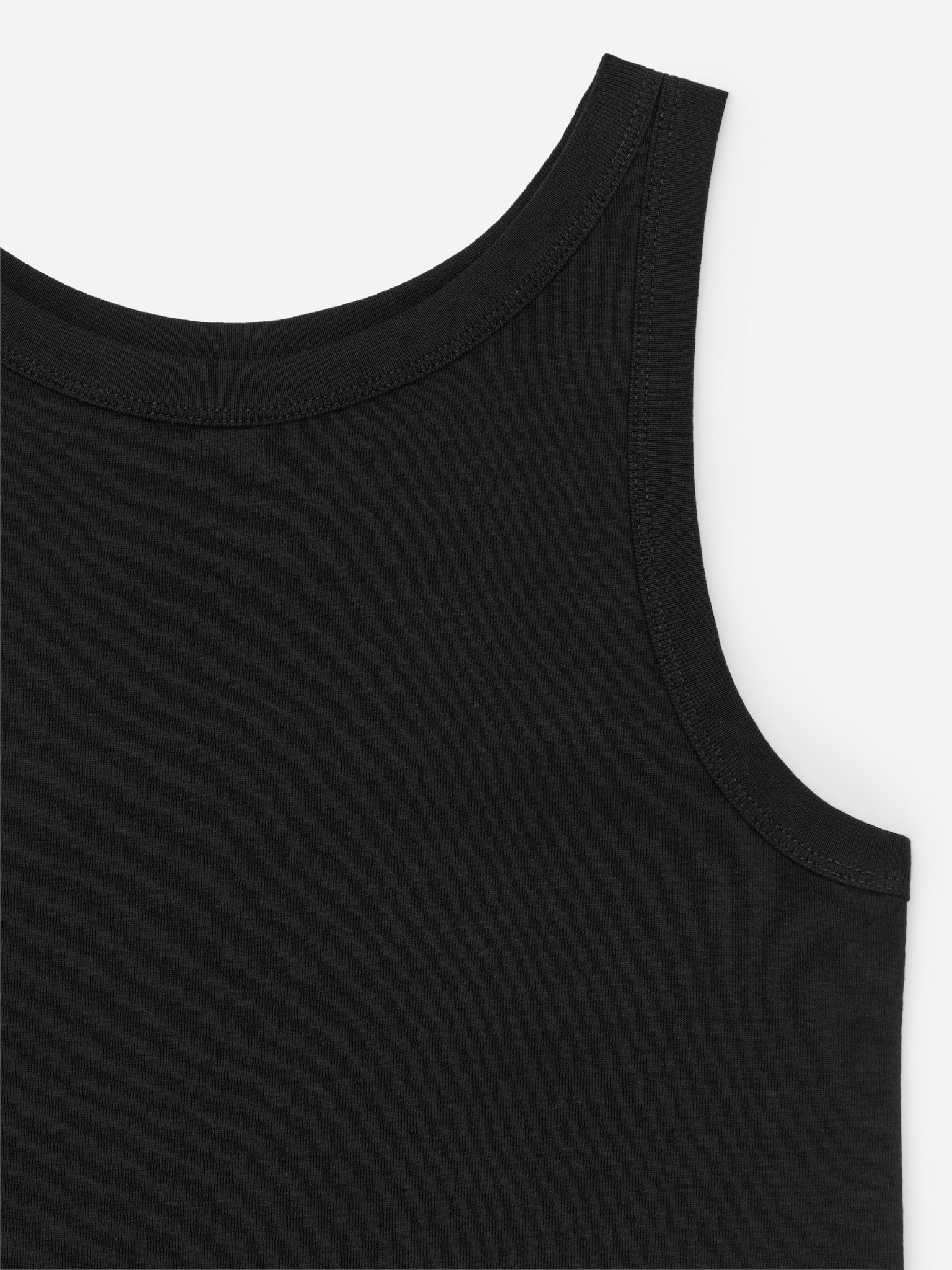 Geripptes Tanktop - Schwarz/Weiß/Grau - 4