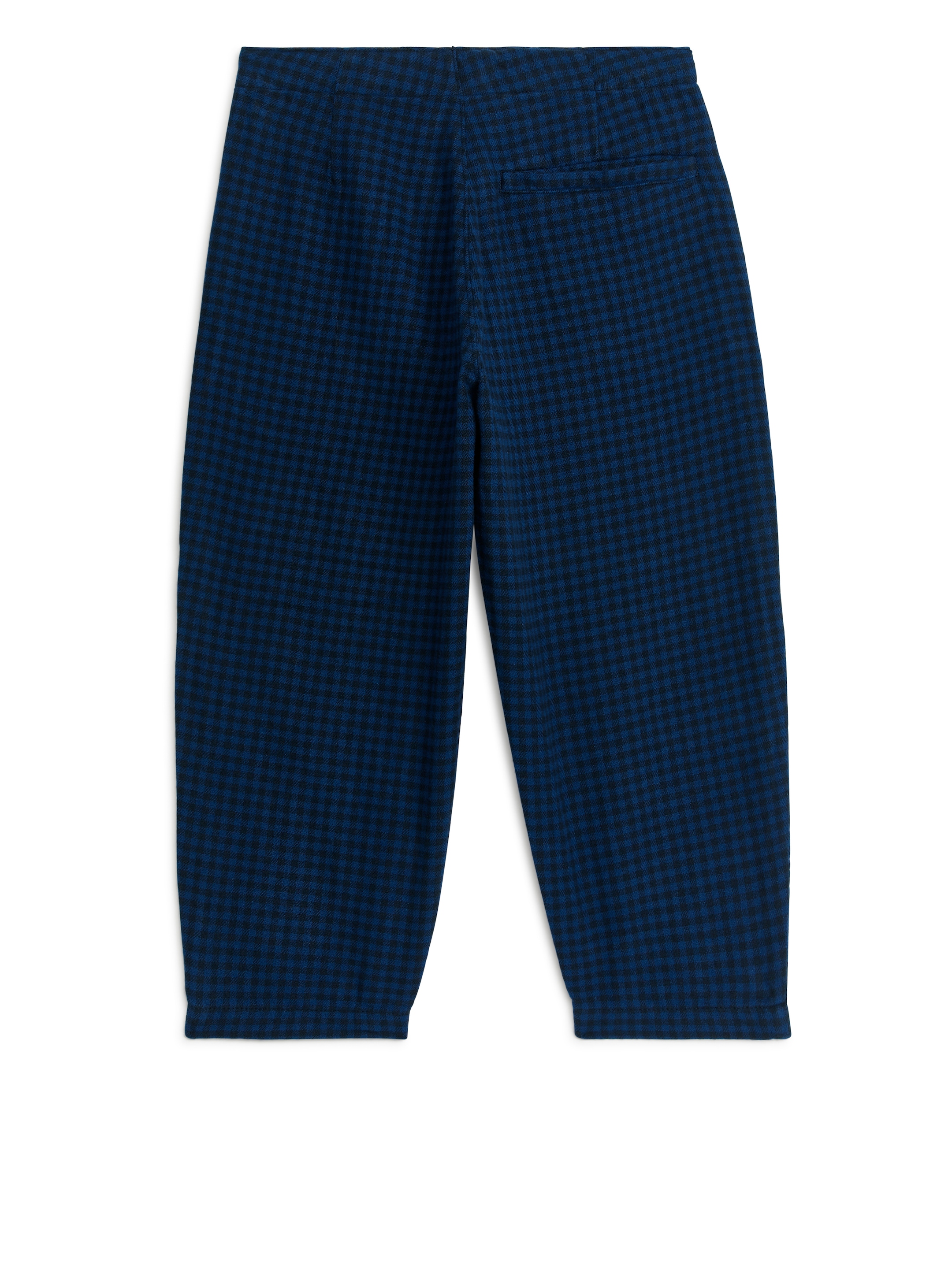 Pantaloni in flanella con motivo vichy - Motivo vichy blu - Loose fit - Children - StillMedia/DescriptiveStillLife - 3