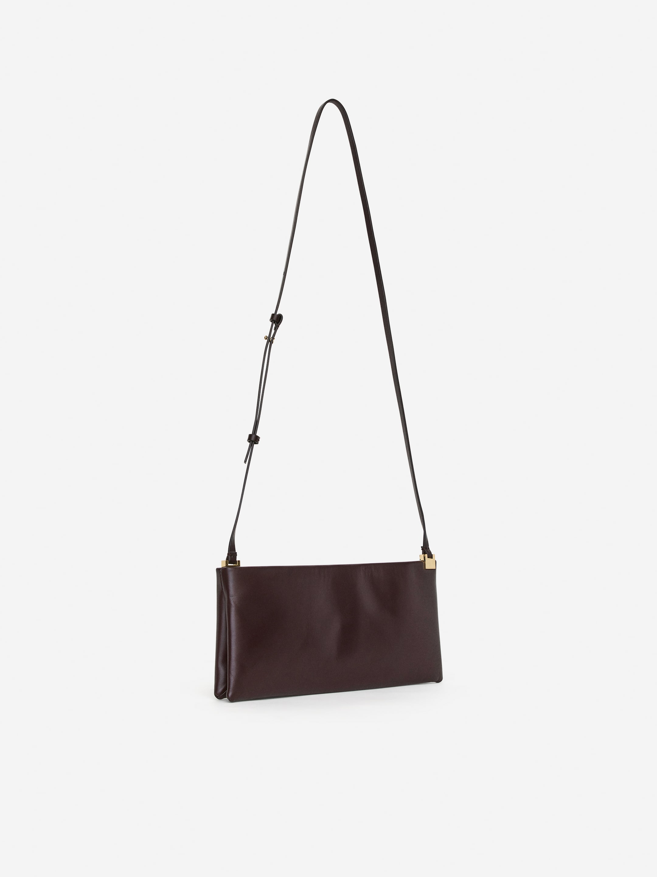 Grösseres Bild ansehen: Schultertasche aus Leder - Dunkelrot - DAMEN | H&M CH 2