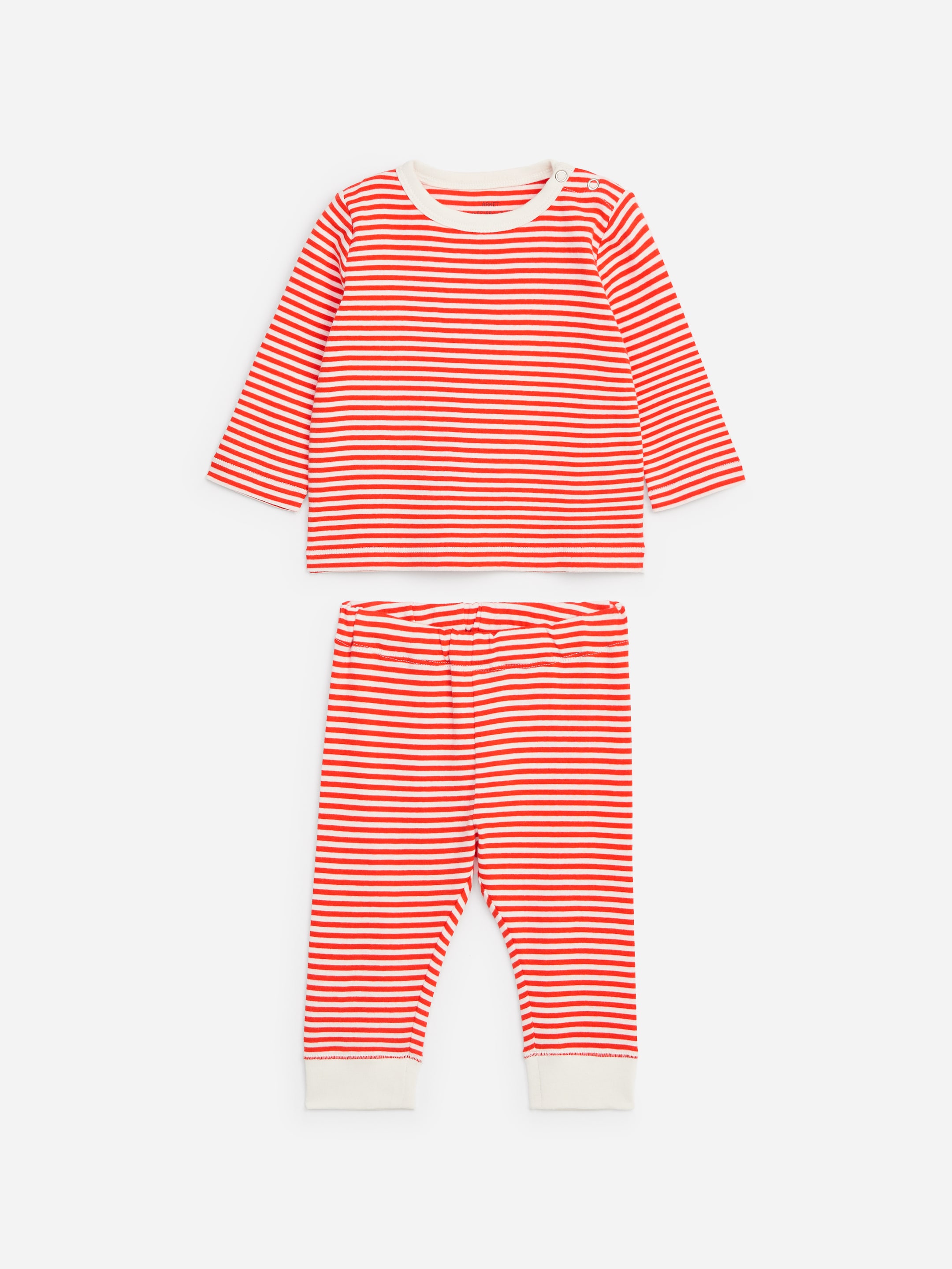 Jersey Pyjama Set-Red-21370