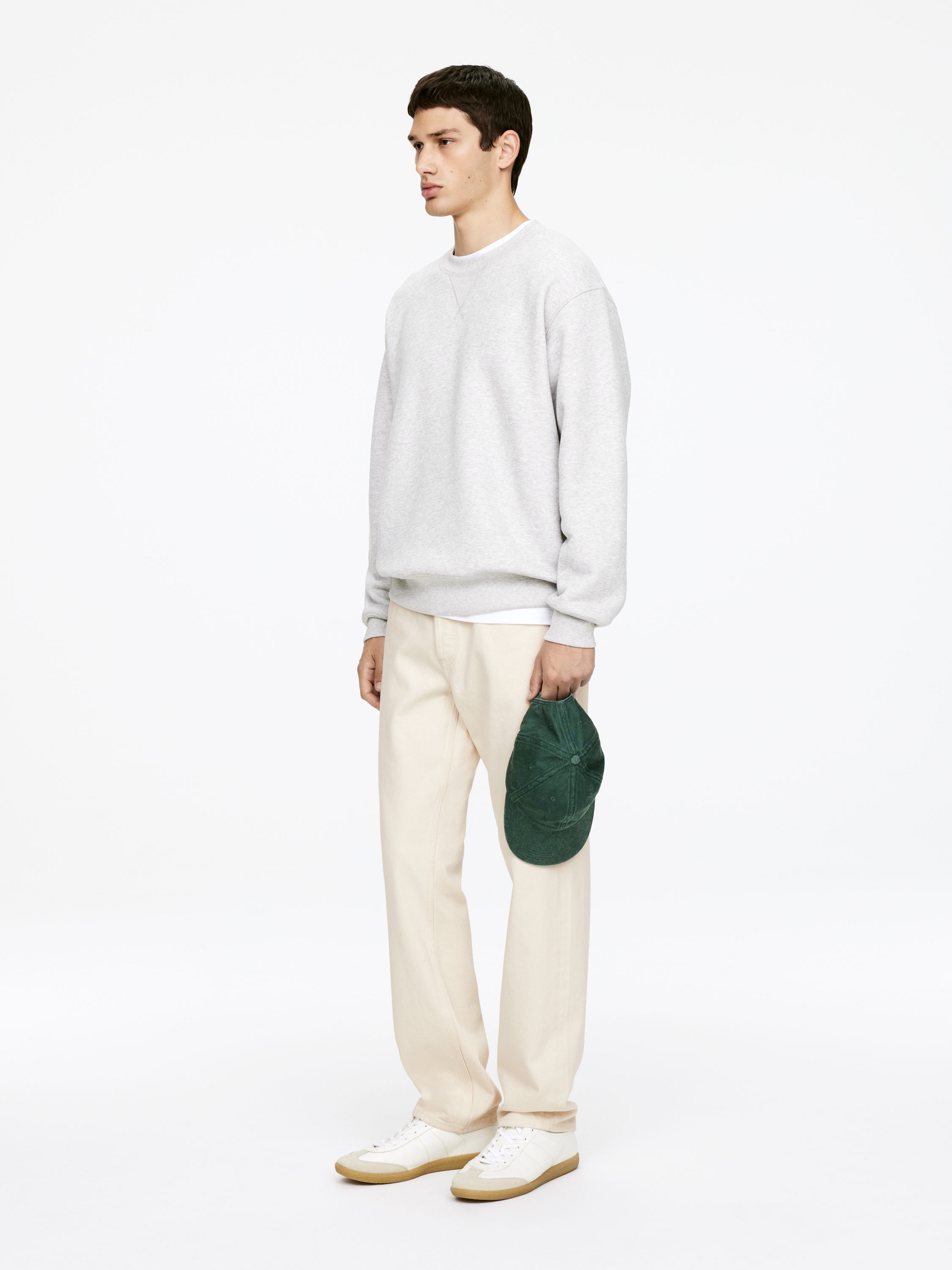 OCEAN Loose Straight Jeans - Ecru - Loose fit - Men - StillMedia/Lookbook - 34