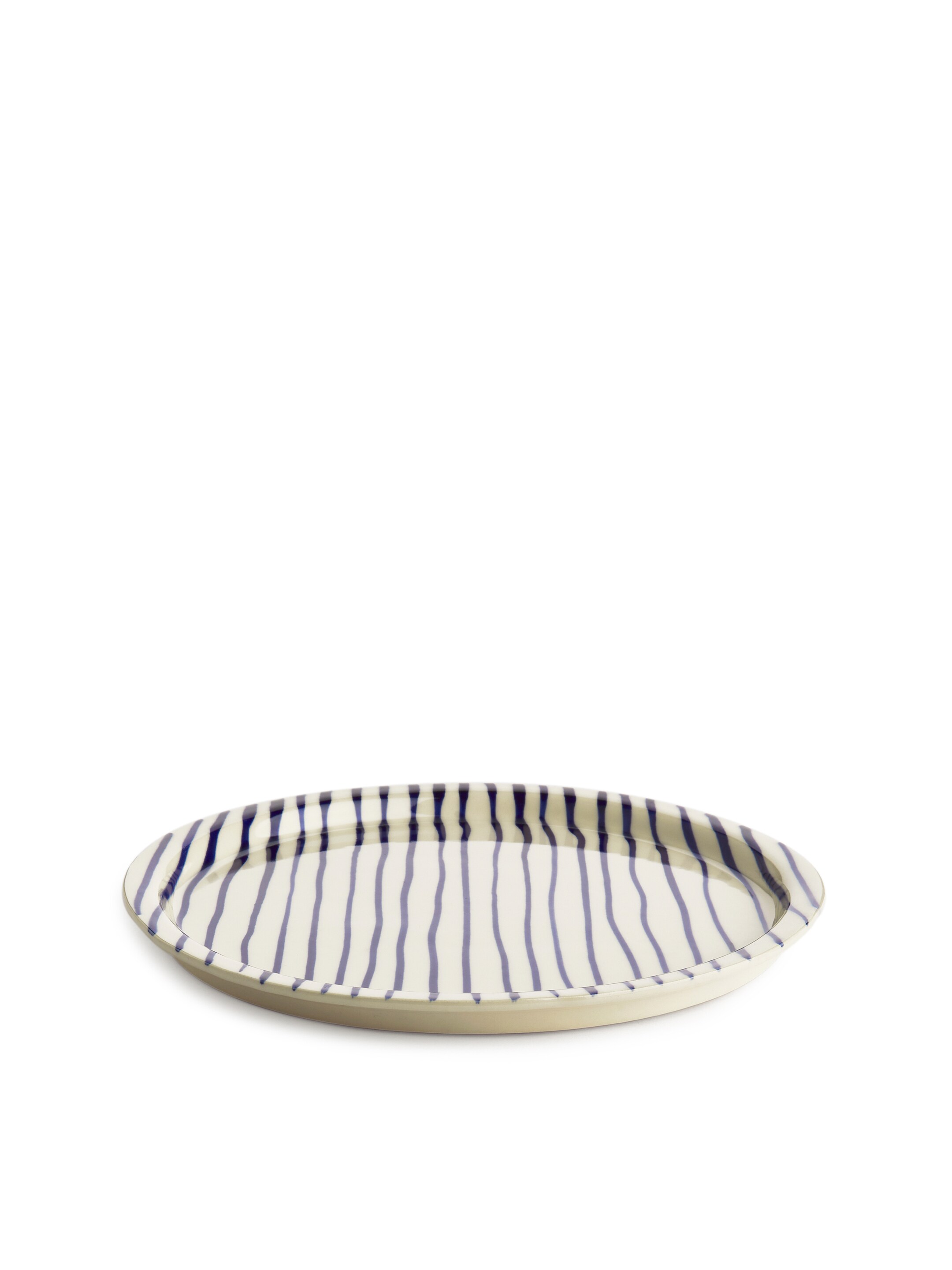 Nagyobb kép megtekintése: Kőedény tányér 22 cm - White/Blue - HOME | H&M HU 4