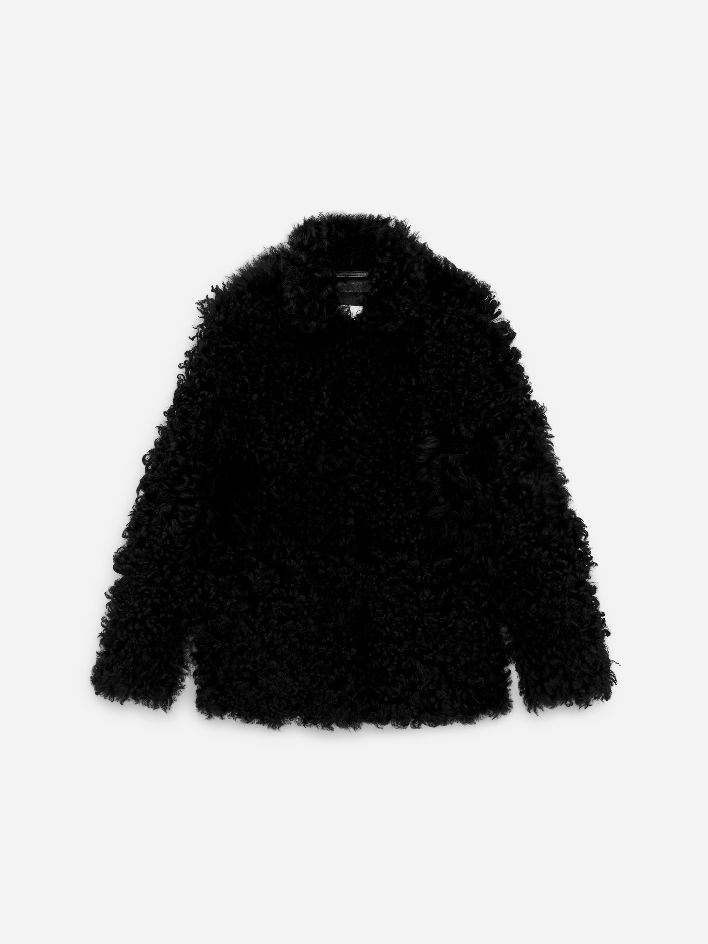 Shearling Jacket - Black - Regular fit - Women - StillMedia/DescriptiveStillLife - 3
