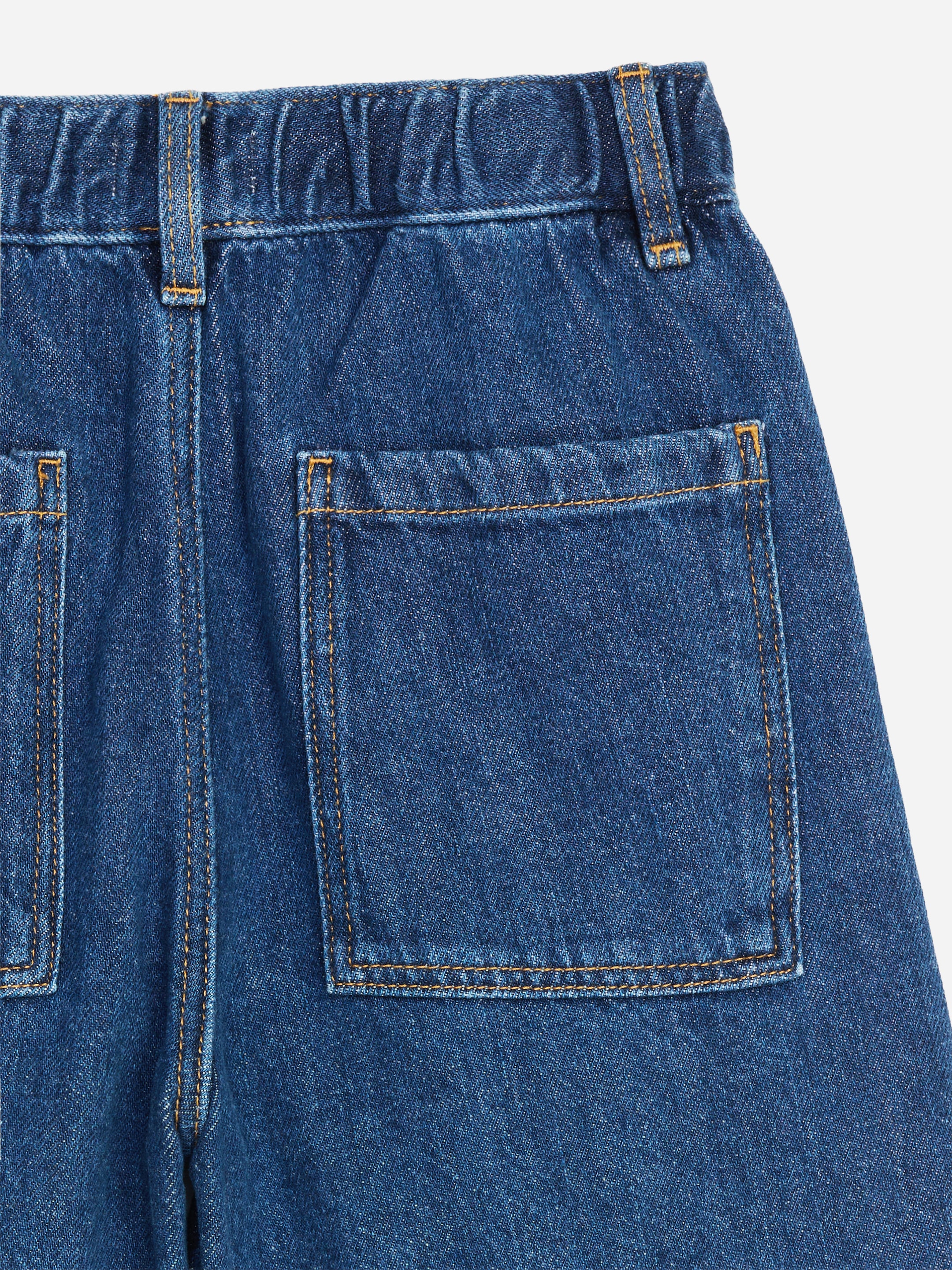Denim Pull-On Shorts - Dark Blue - Relaxed fit - Children - StillMedia/DescriptiveDetail - 1