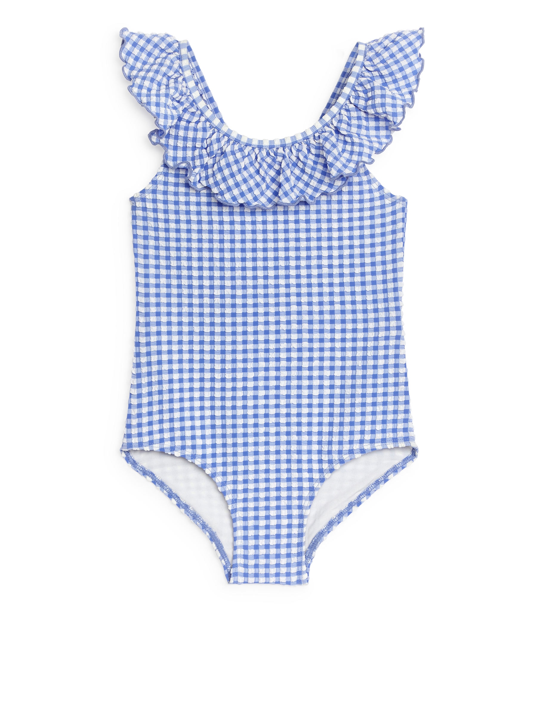 Gingham Swimsuit - Blue/White - Regular fit - Children - StillMedia/DescriptiveStillLife - 3