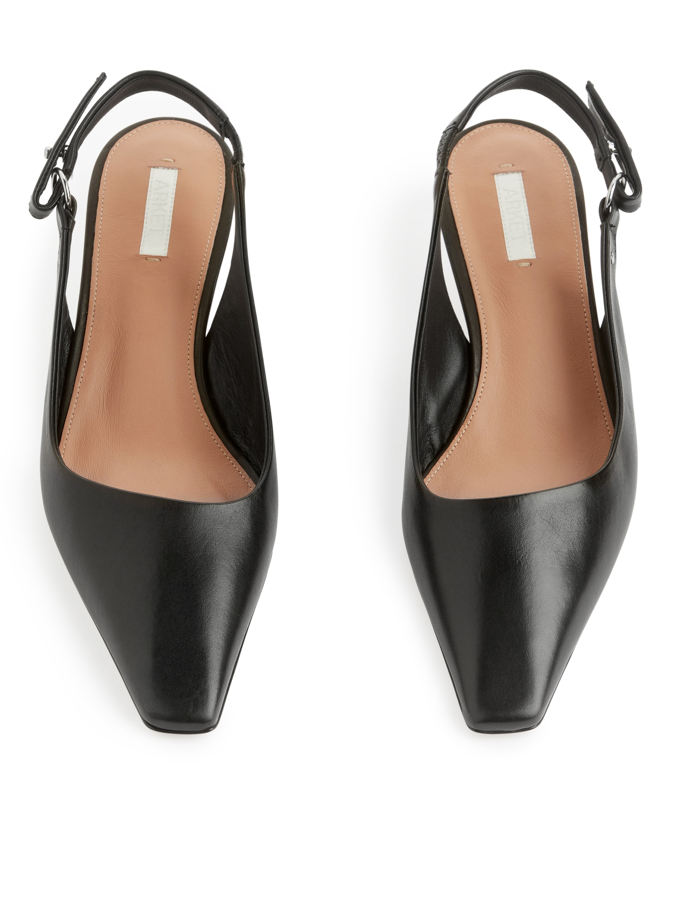 Slingback-Lederpumps - Schwarz - Women - StillMedia/DescriptiveStillLife - 3