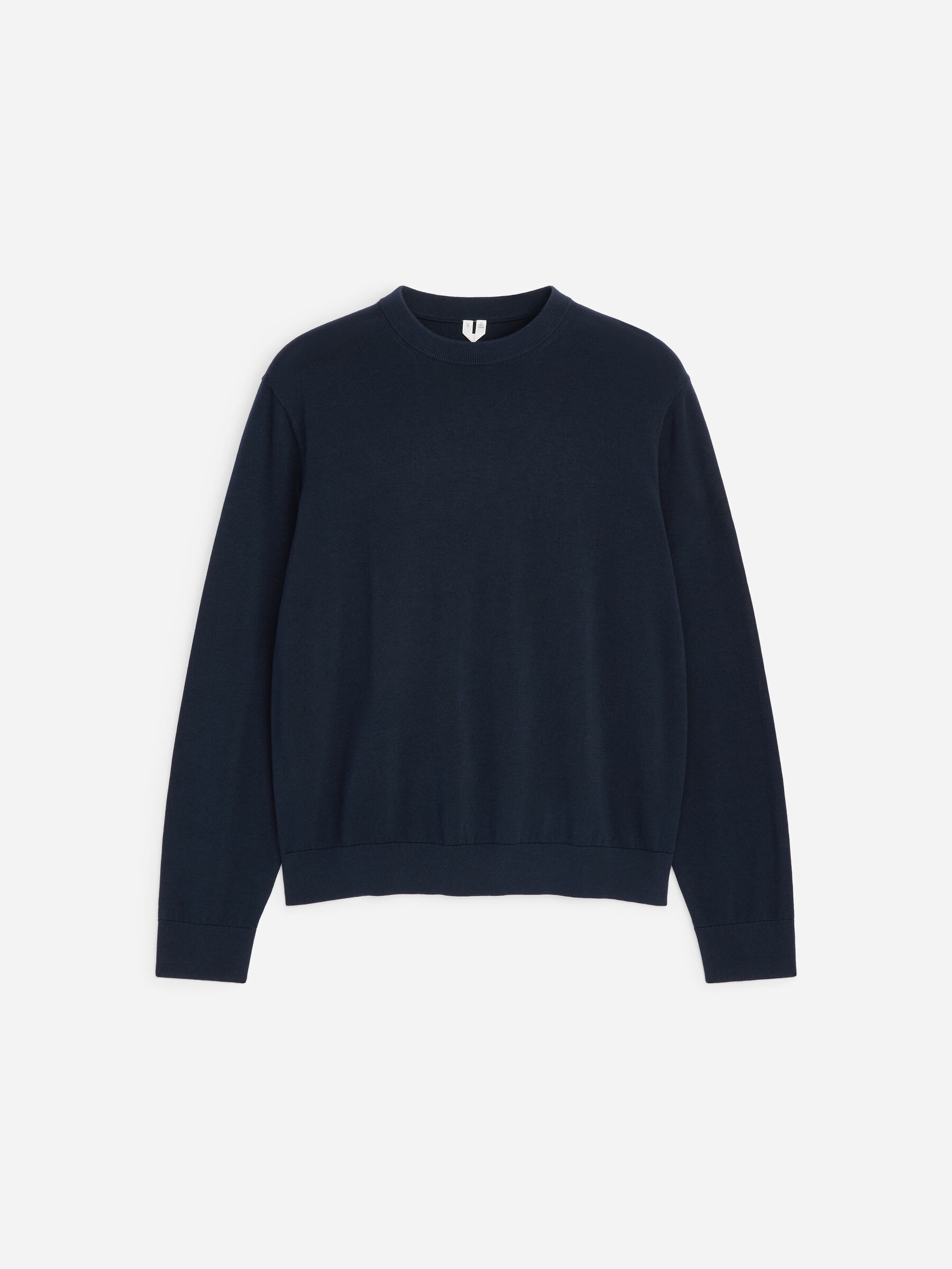 Lightweight Cotton Crewneck Jumper - Dunkelblau - Regular Fit - Herren - StillMedia/DescriptiveStillLife - 1