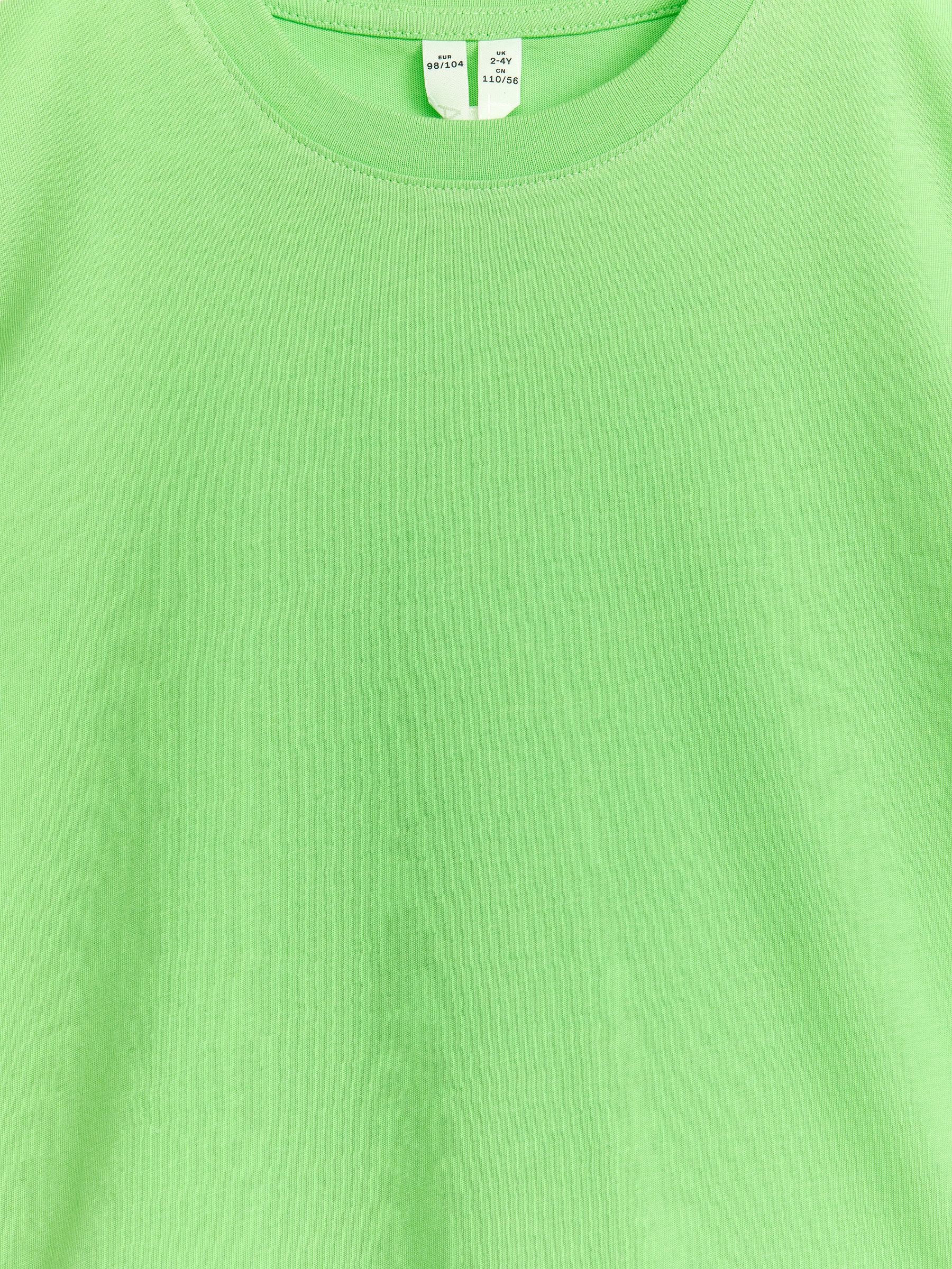 T-Shirt mit Rundhalsausschnitt - Leuchtendes Grün - Regular Fit - Kinder - StillMedia/DescriptiveDetail - 3