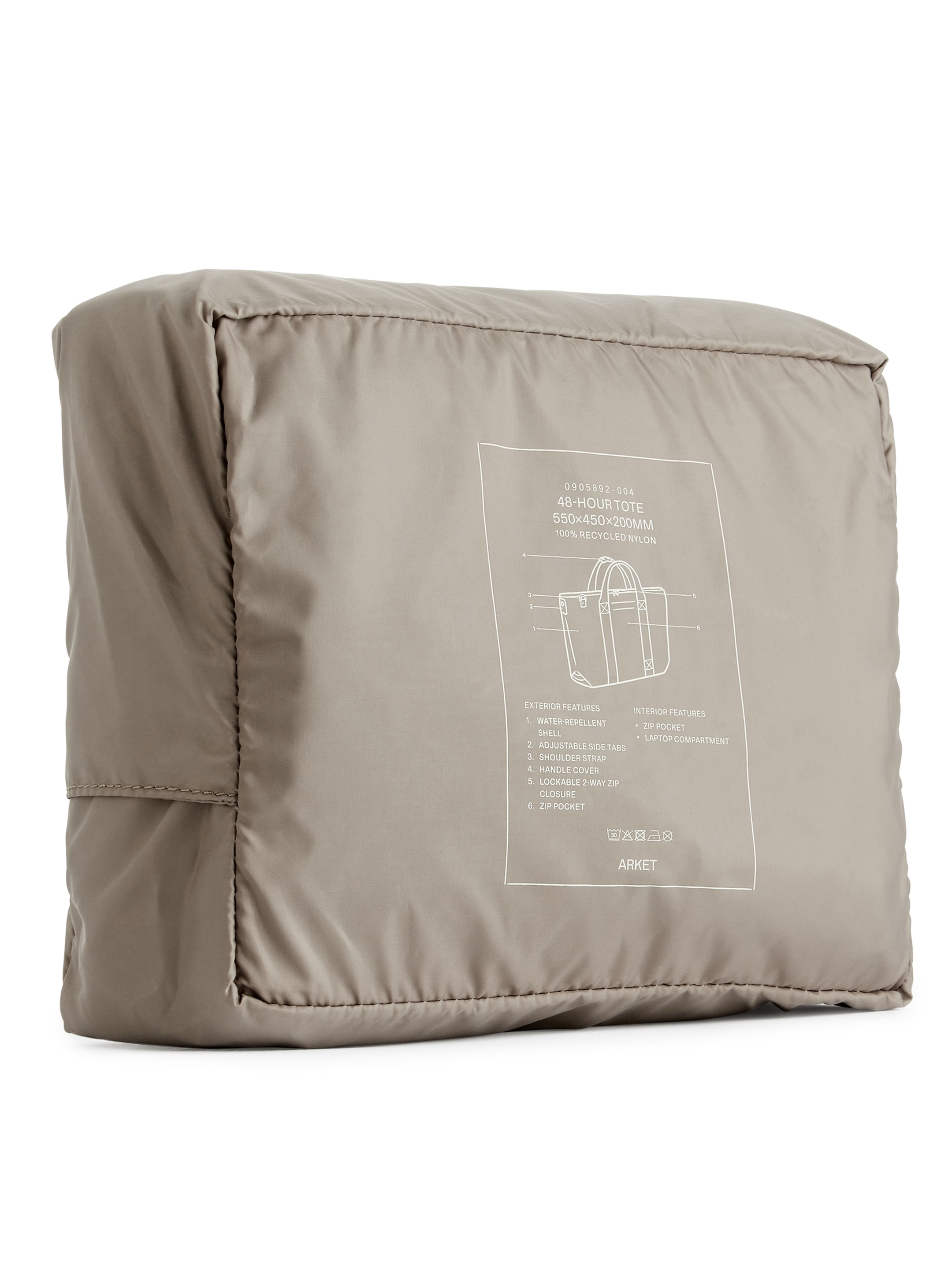 48-Hour Tote - Beige - Travel - StillMedia/DescriptiveStillLife - 6