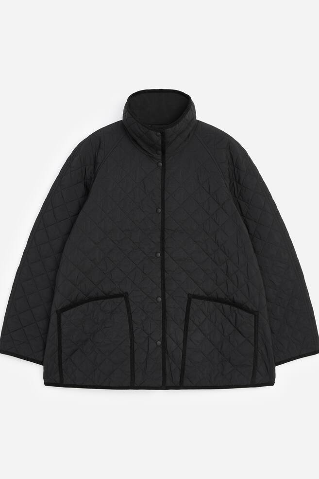 Veste matelassée décontractée - Noir/Vert kaki - 1