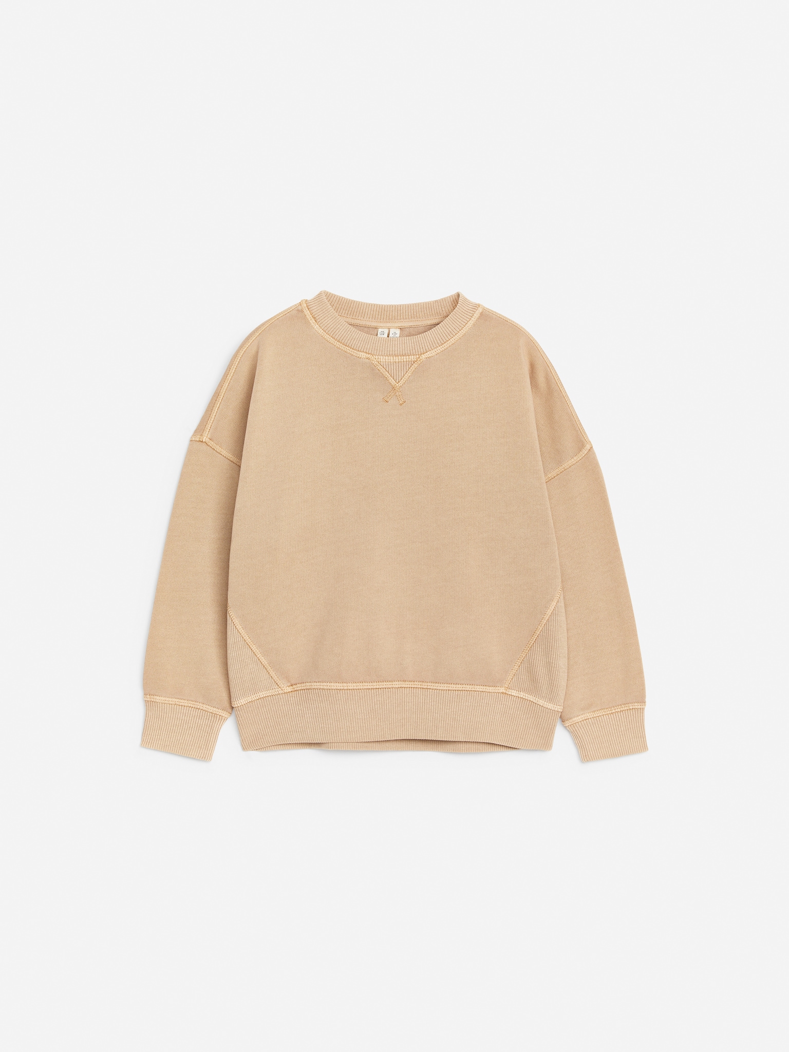 Legeres Sweatshirts aus Baumwolle - Beige