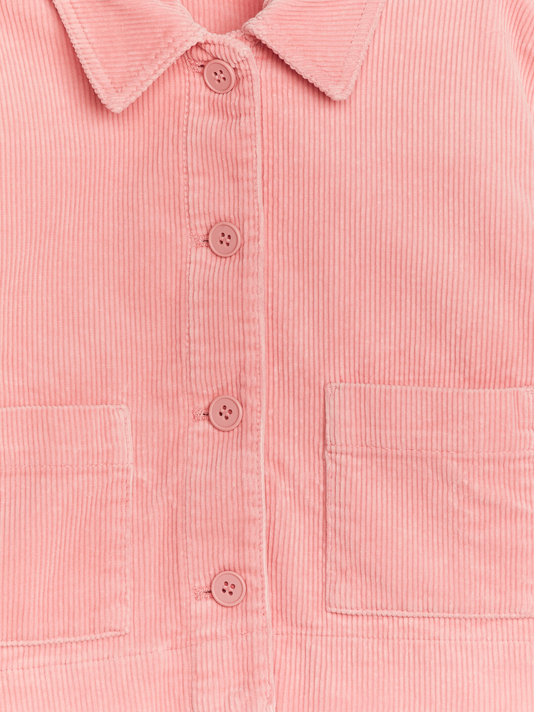 Cropped-Jacke aus Cord - Rosa - Regular Fit - Kinder - StillMedia/DescriptiveDetail - 2
