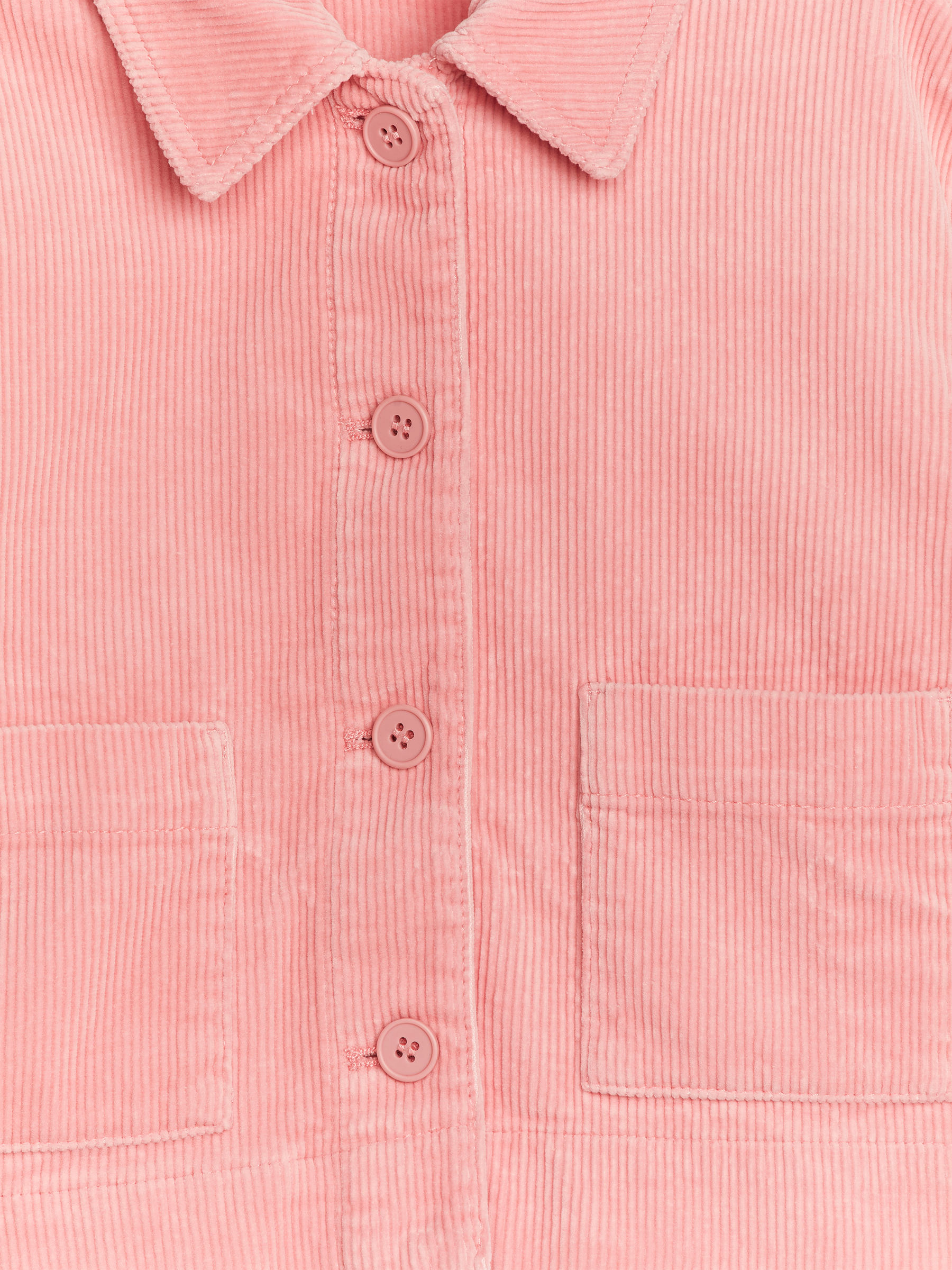 Cropped Corduroy Jacket - Pink - Regular fit - Children - StillMedia/DescriptiveDetail - 2