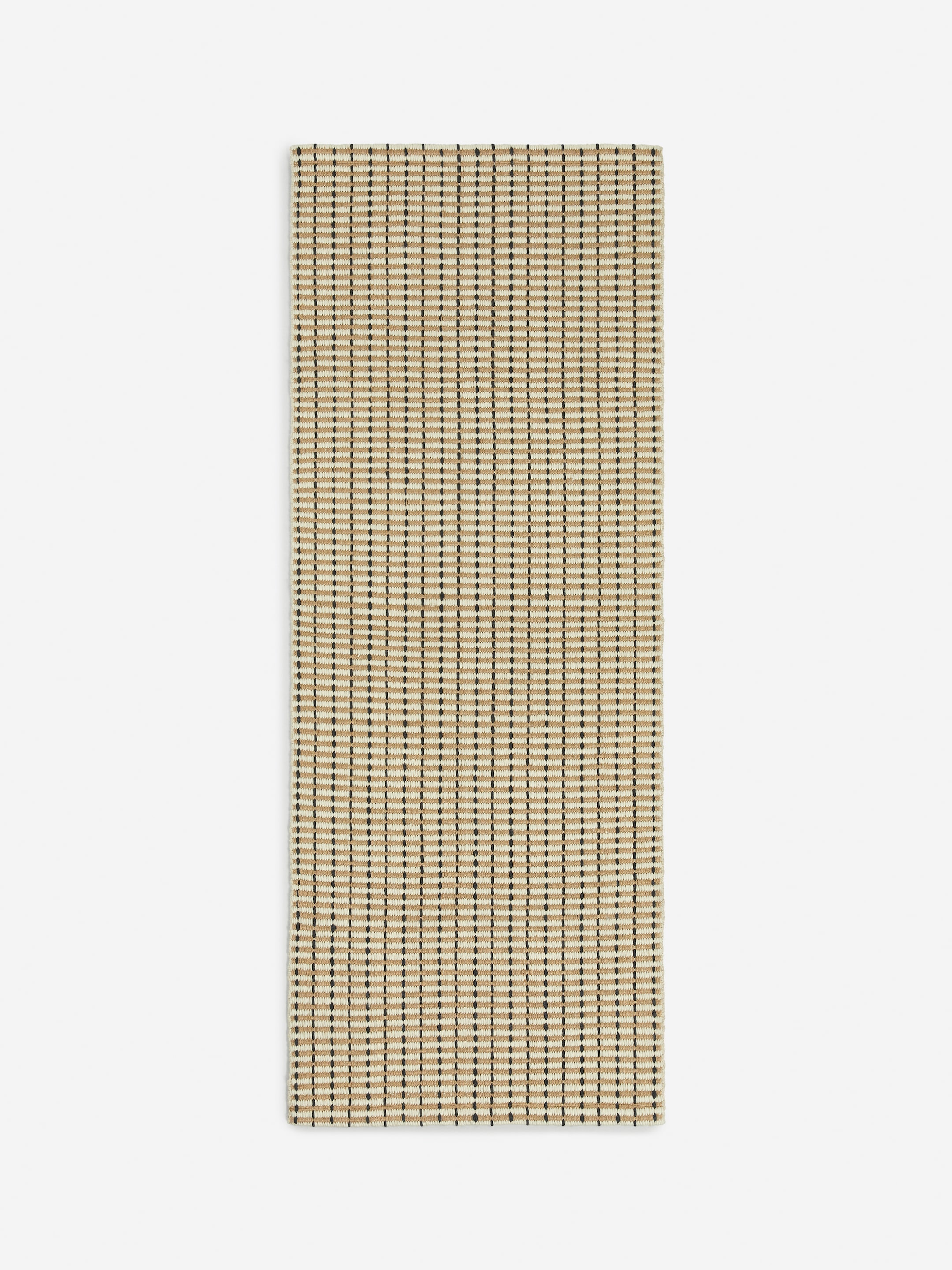 Größeres Bild ansehen: Teppich aus Jute und Wolle, 70 x 185 cm - Beige/Schwarz/Cremeweiß - Home All | H&M DE 1