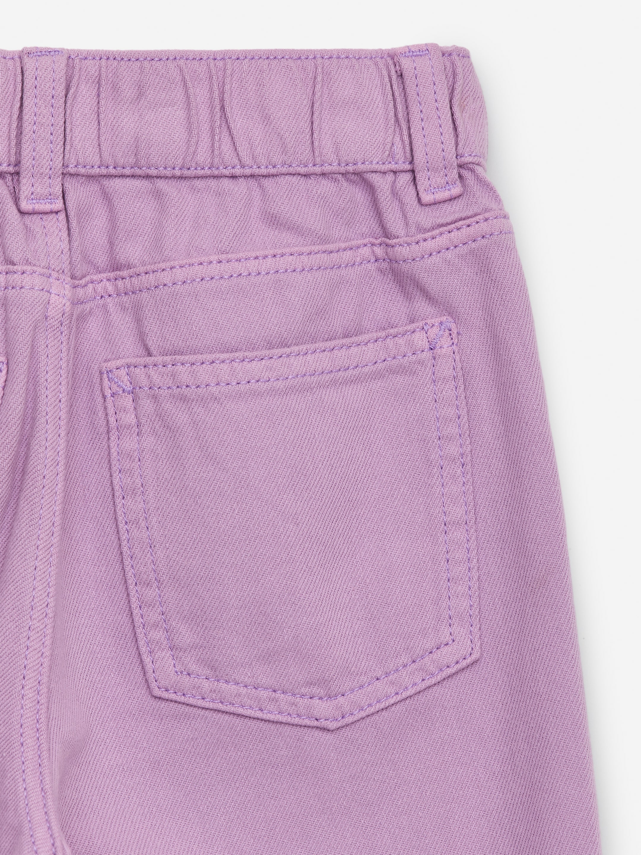 Wide Denim Trousers - Lilac - Relaxed fit - Children - StillMedia/DescriptiveDetail - 1