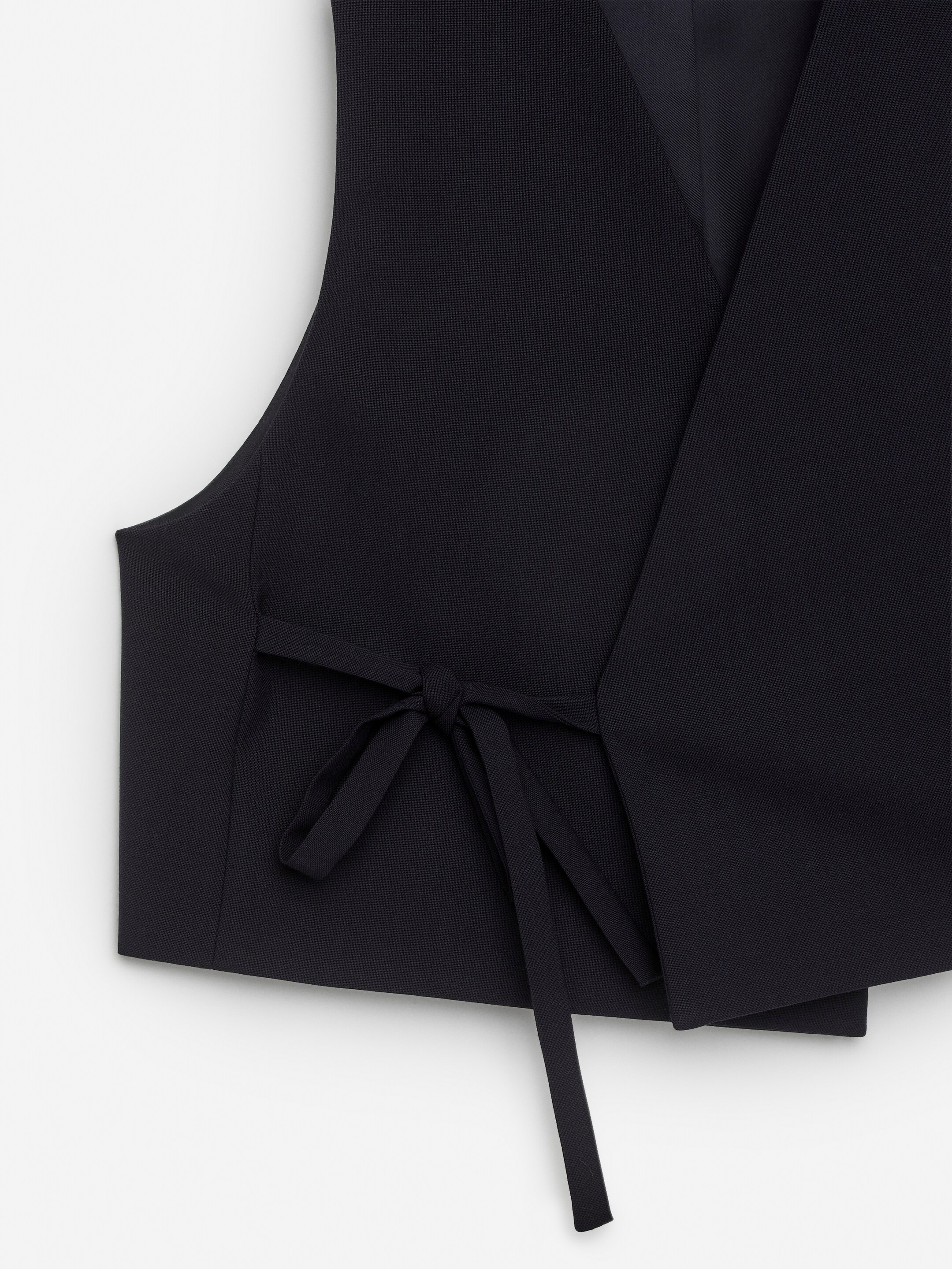 View larger image: Modular Wool Vest - Dark Blue - Ladies | H&M GB 2