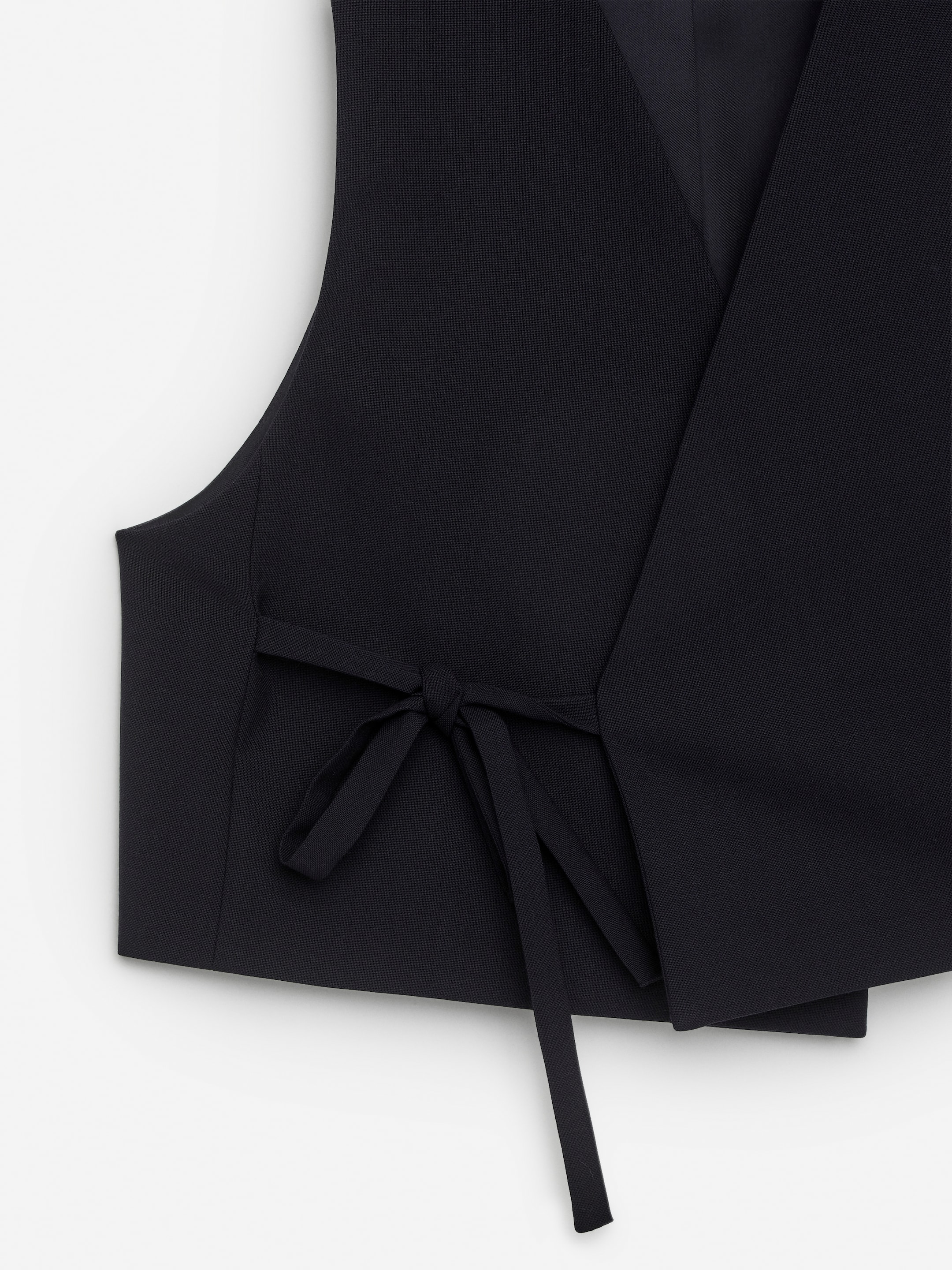 Chaleco de lana modular - Azul oscuro - Corte estándar - Women - StillMedia/DescriptiveDetail - 1