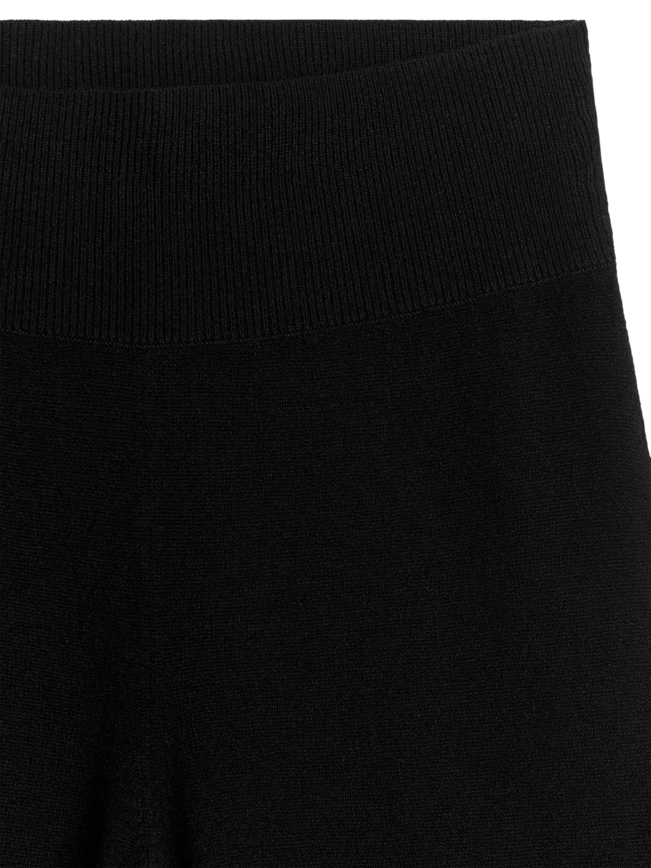 Zobacz większy obraz: Szerokie spodnie z kaszmiru i wełny - Czarny - ONA | H&M PL 2