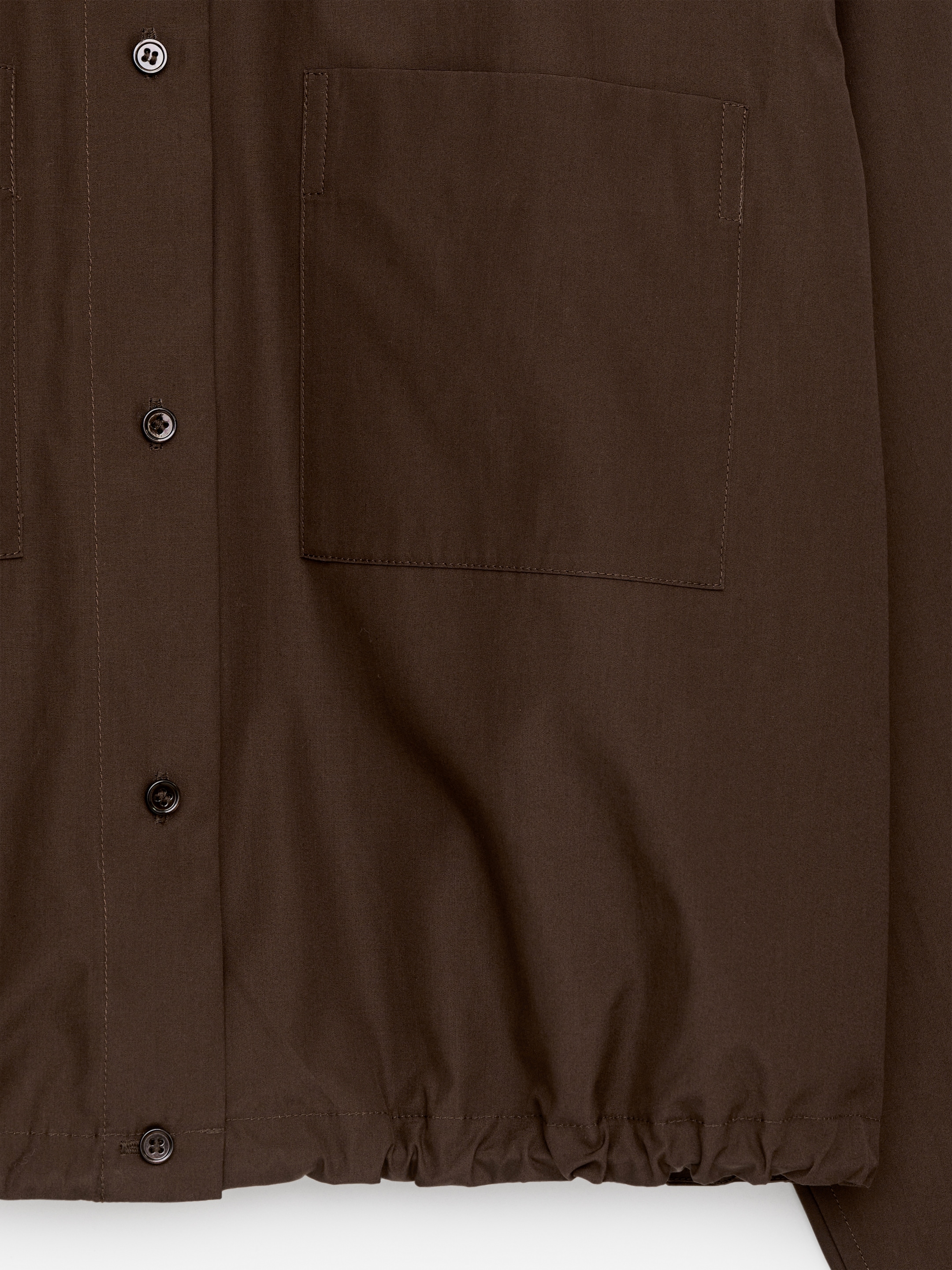 Cropped Blouson Jacket - Brown - Regular fit - Women - StillMedia/DescriptiveDetail - 1