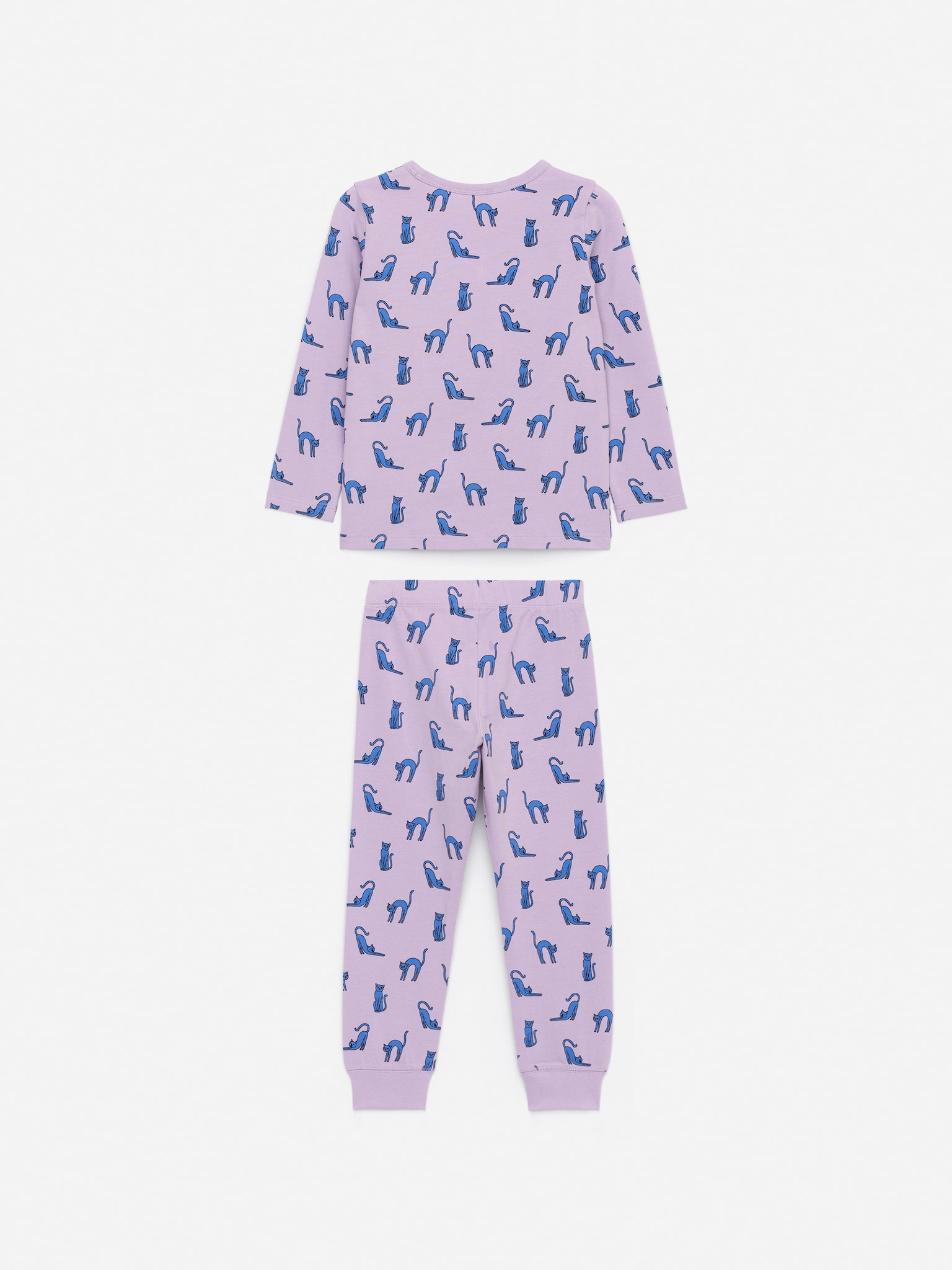 Jersey pyžamový set - lila/Růžová/Srdce/světle modrá/Světle modrozelená/Modrá/Bílá/Červená/krémová - 3