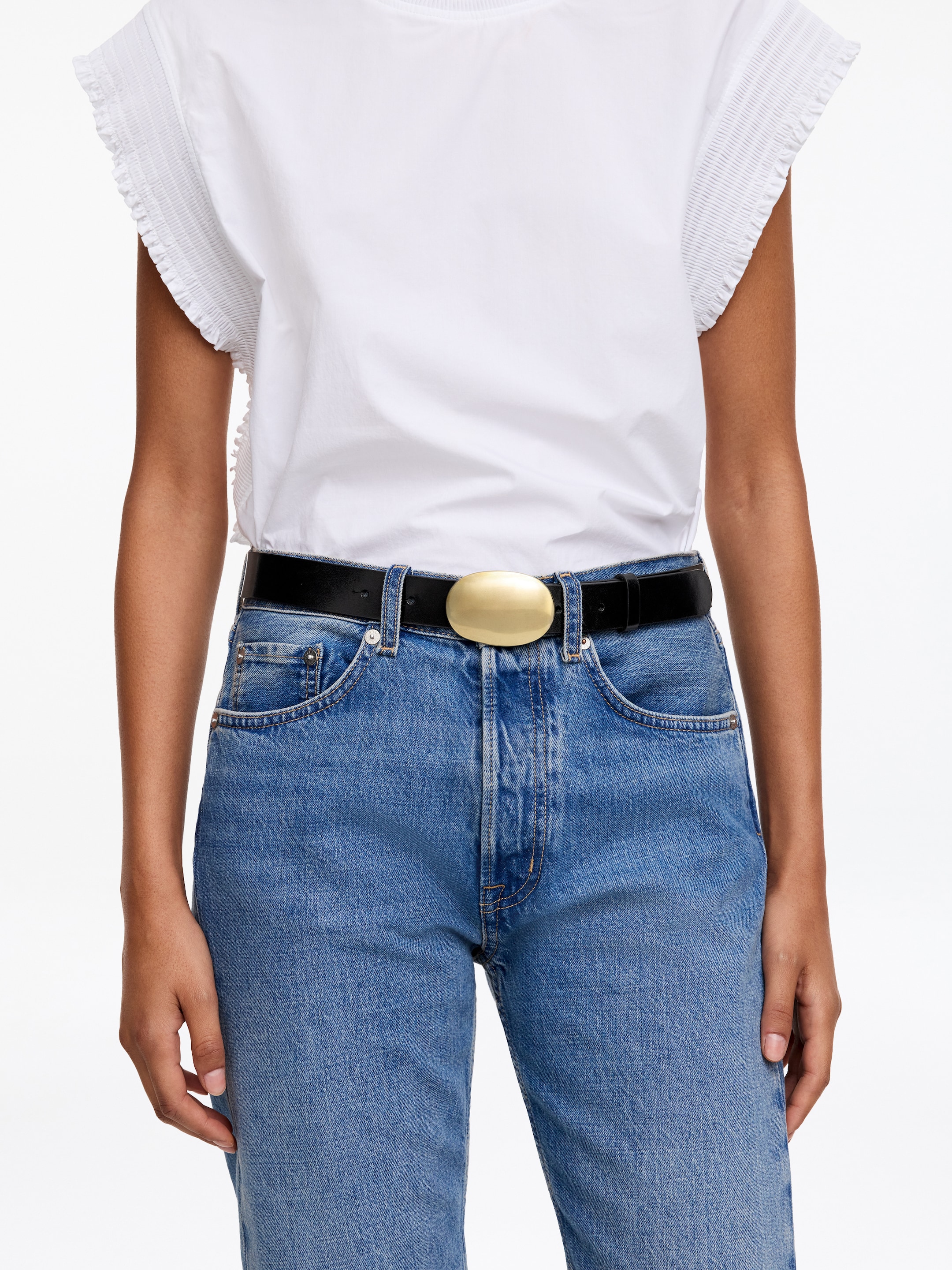 Leather Belt-Black-20177