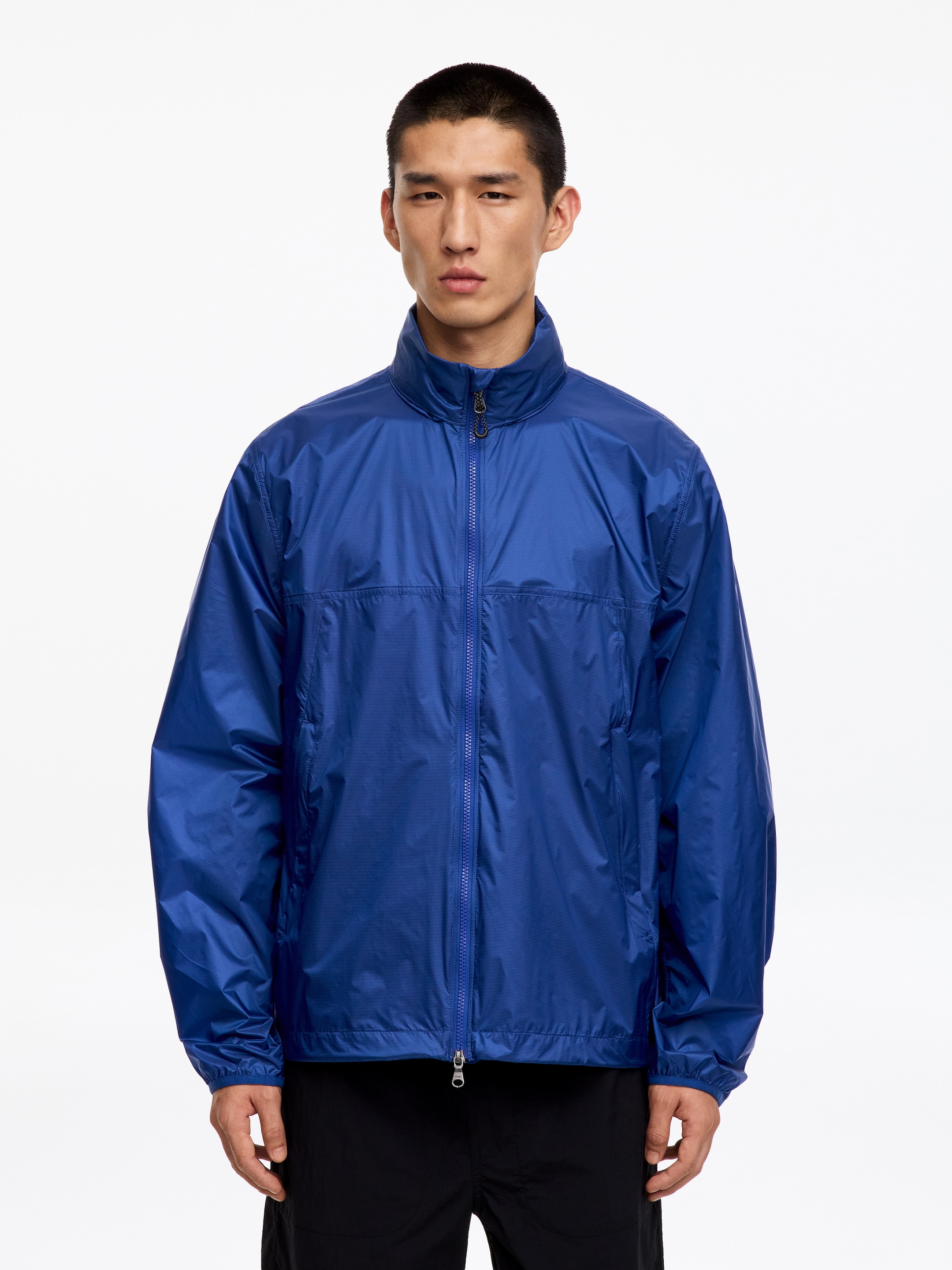 ARKET ACTIVE Windbreaker - Blue - Regular Fit - Men - StillMedia/Lookbook - 9