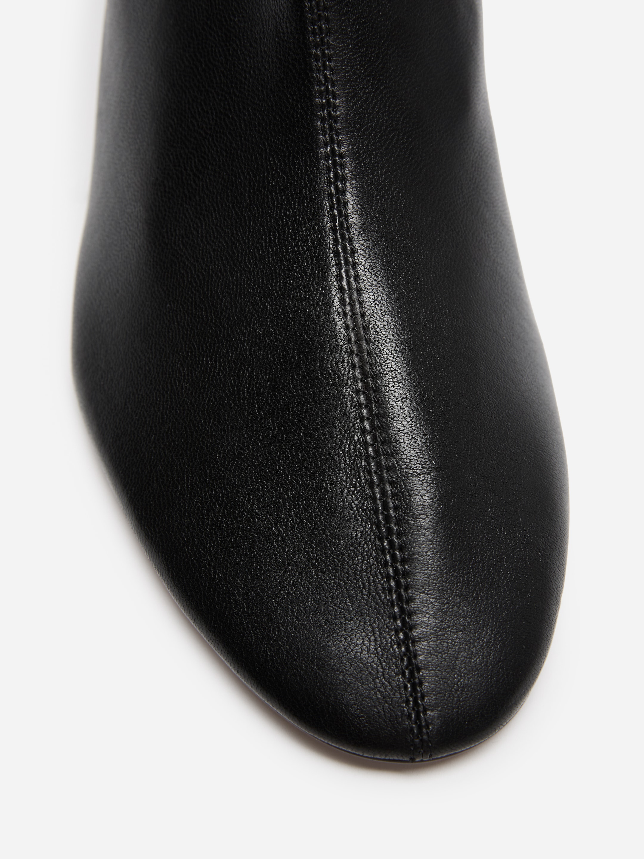 Leather Sock Boots - Black - women - StillMedia/DescriptiveStillLife - 1