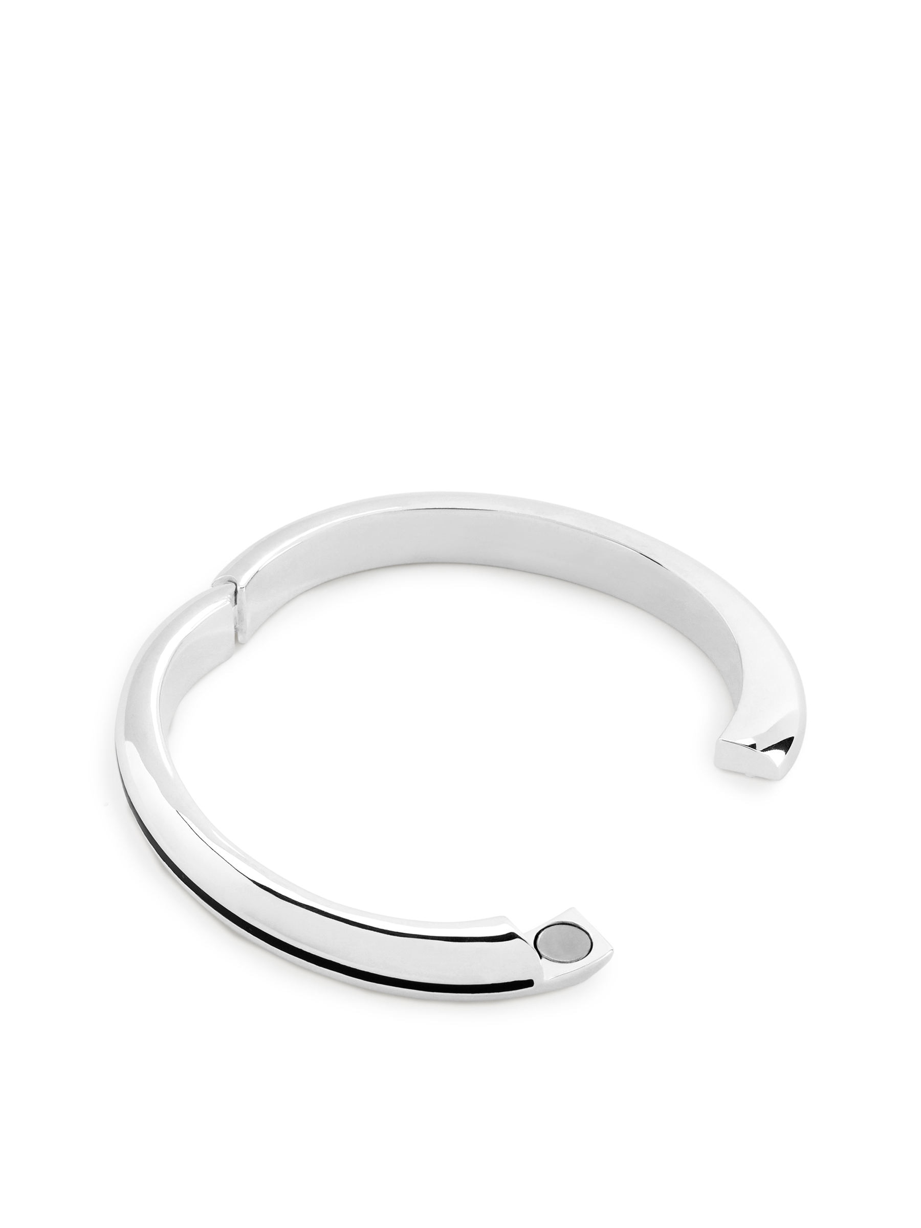 Silver-Plated Bangle - Silver/Plum - Women - StillMedia/DescriptiveDetail - 1