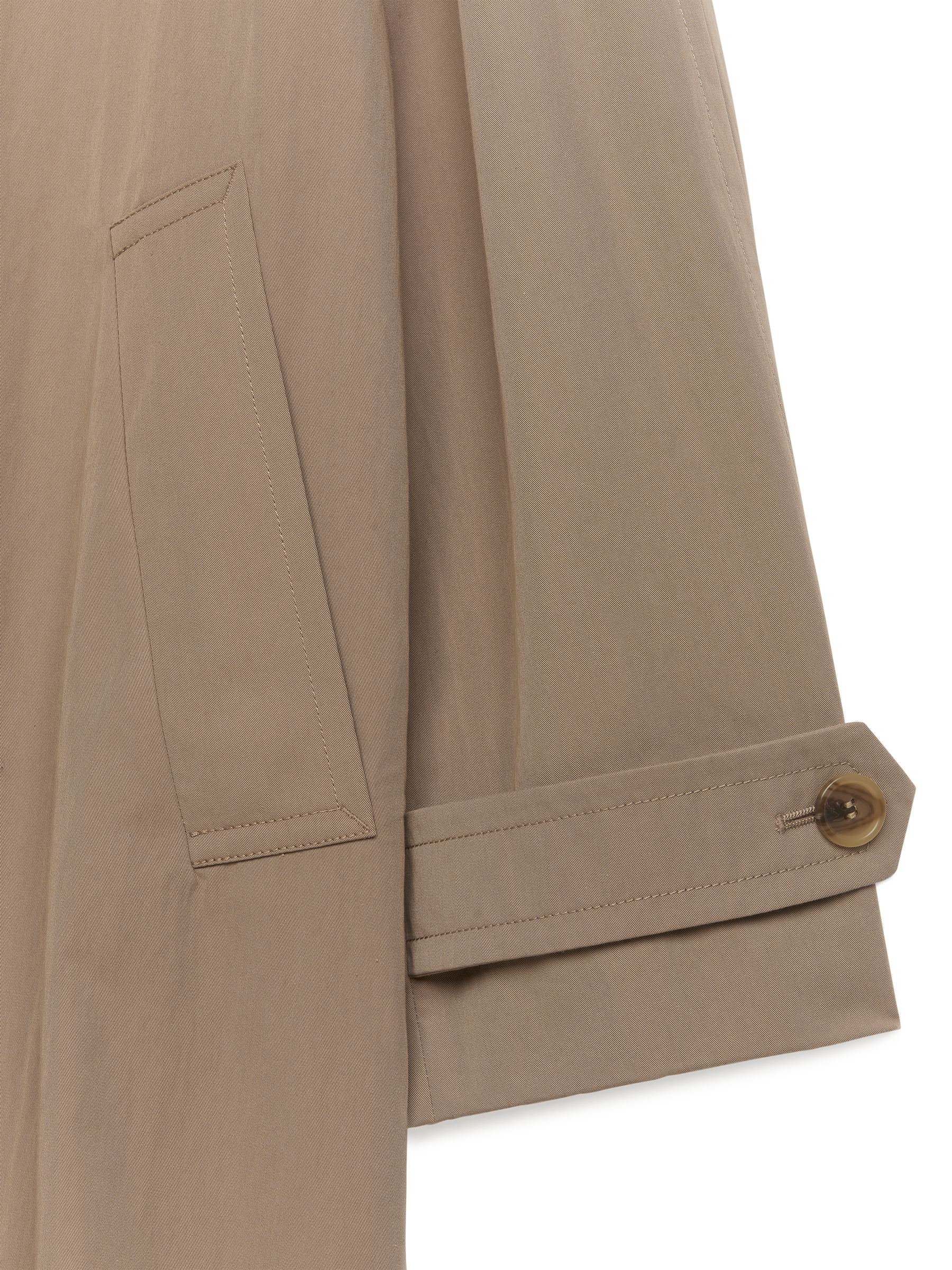 Trencz z mieszanki bawełny - Dark Beige - Obszerny - Women - StillMedia/DescriptiveDetail - 1