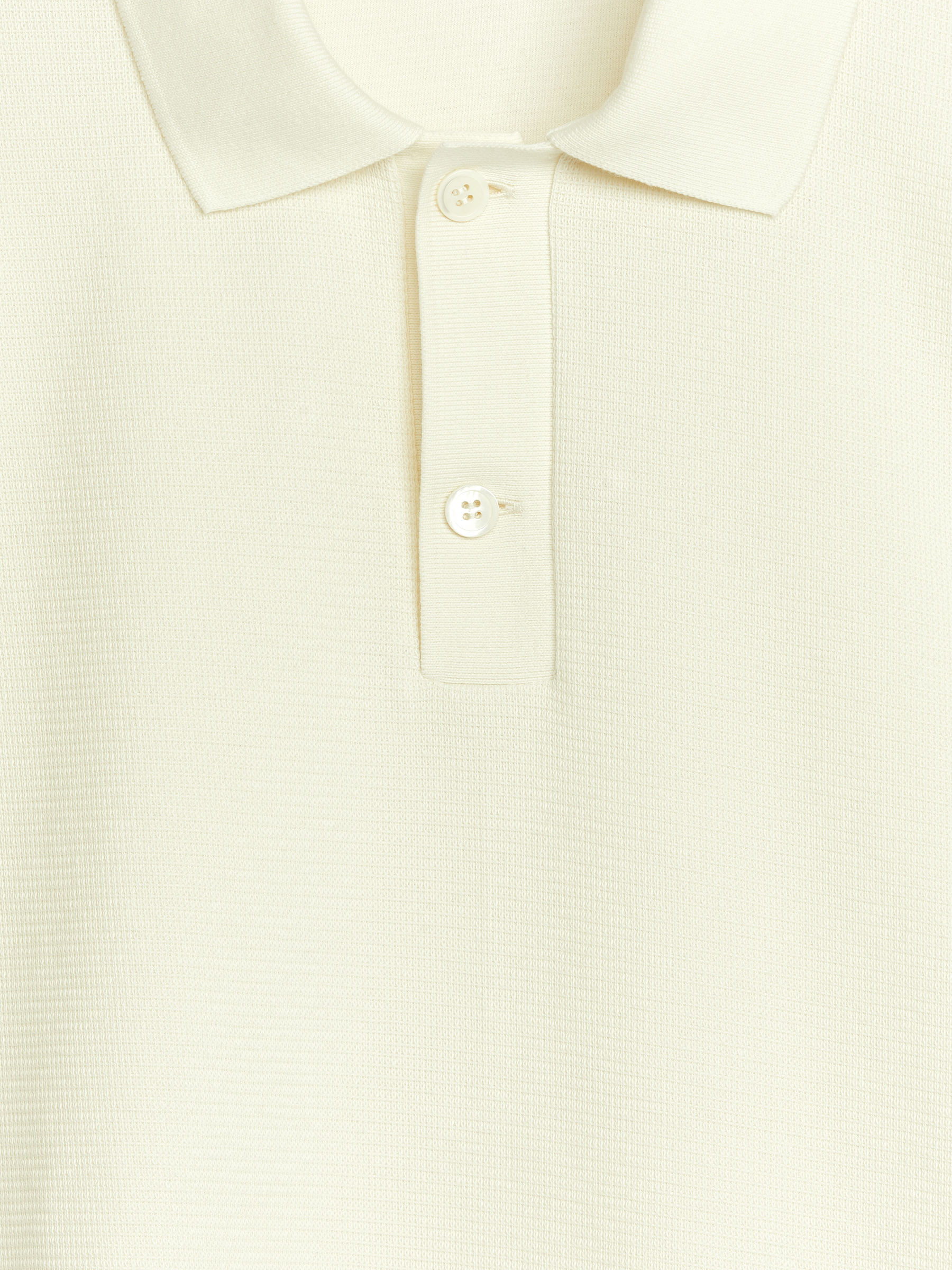 Polo texturizado - Blanco roto - Corte relajado - Men - StillMedia/DescriptiveDetail - 2