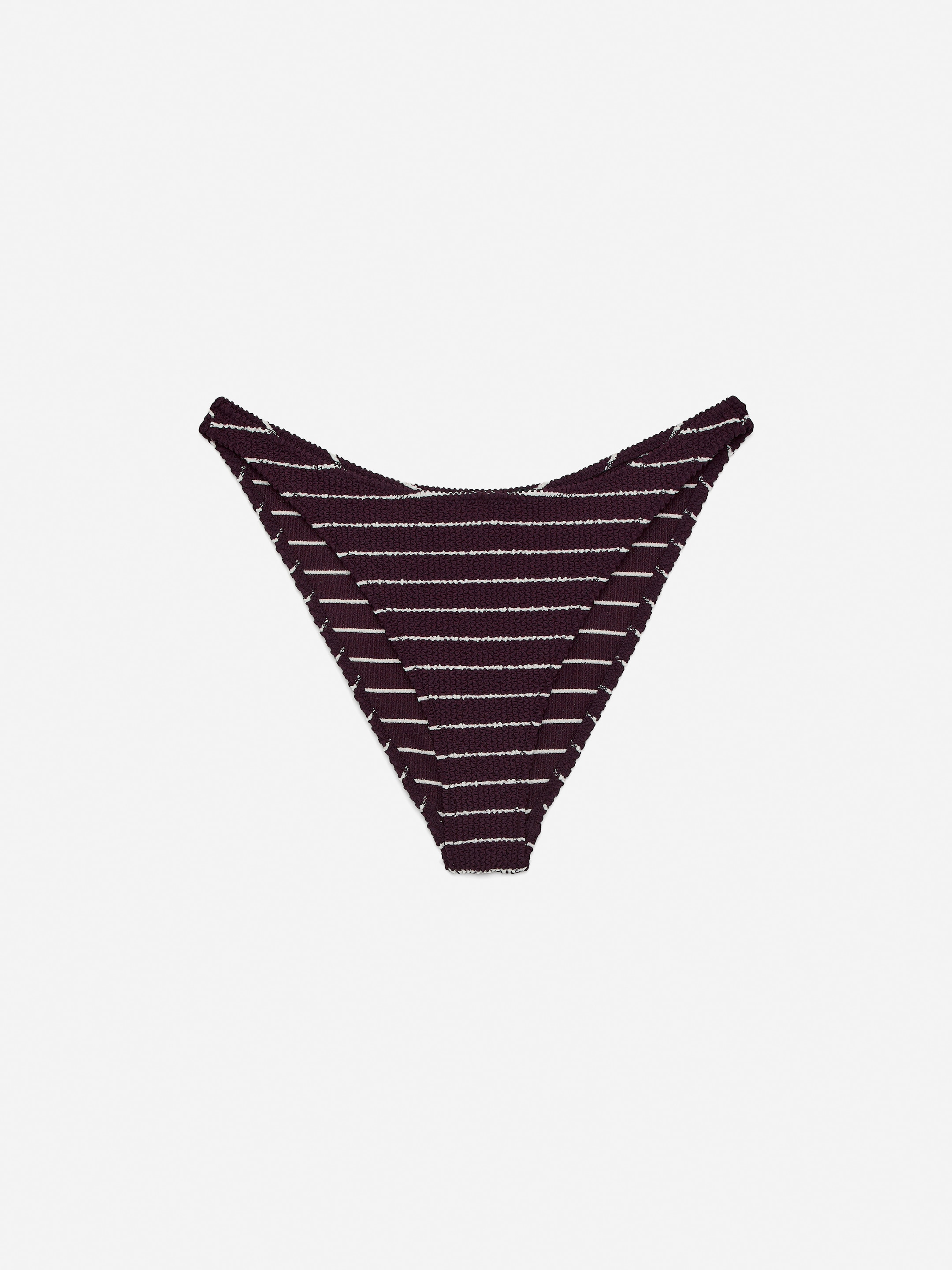 Textured Bikini Bottoms-#402A32-15380