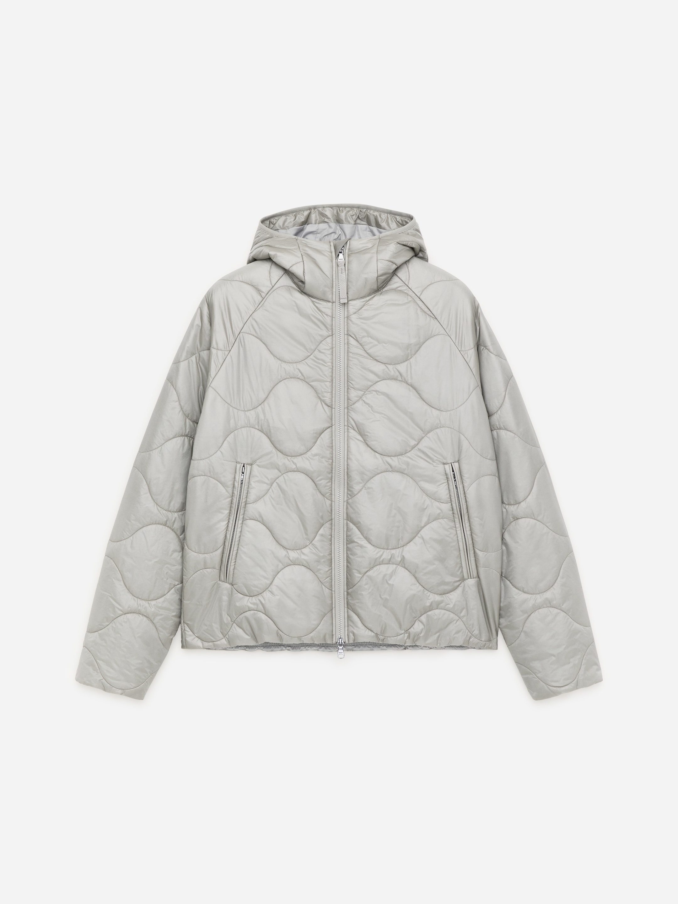ARKET ACTIVE Hooded Jacket-Grey-17848