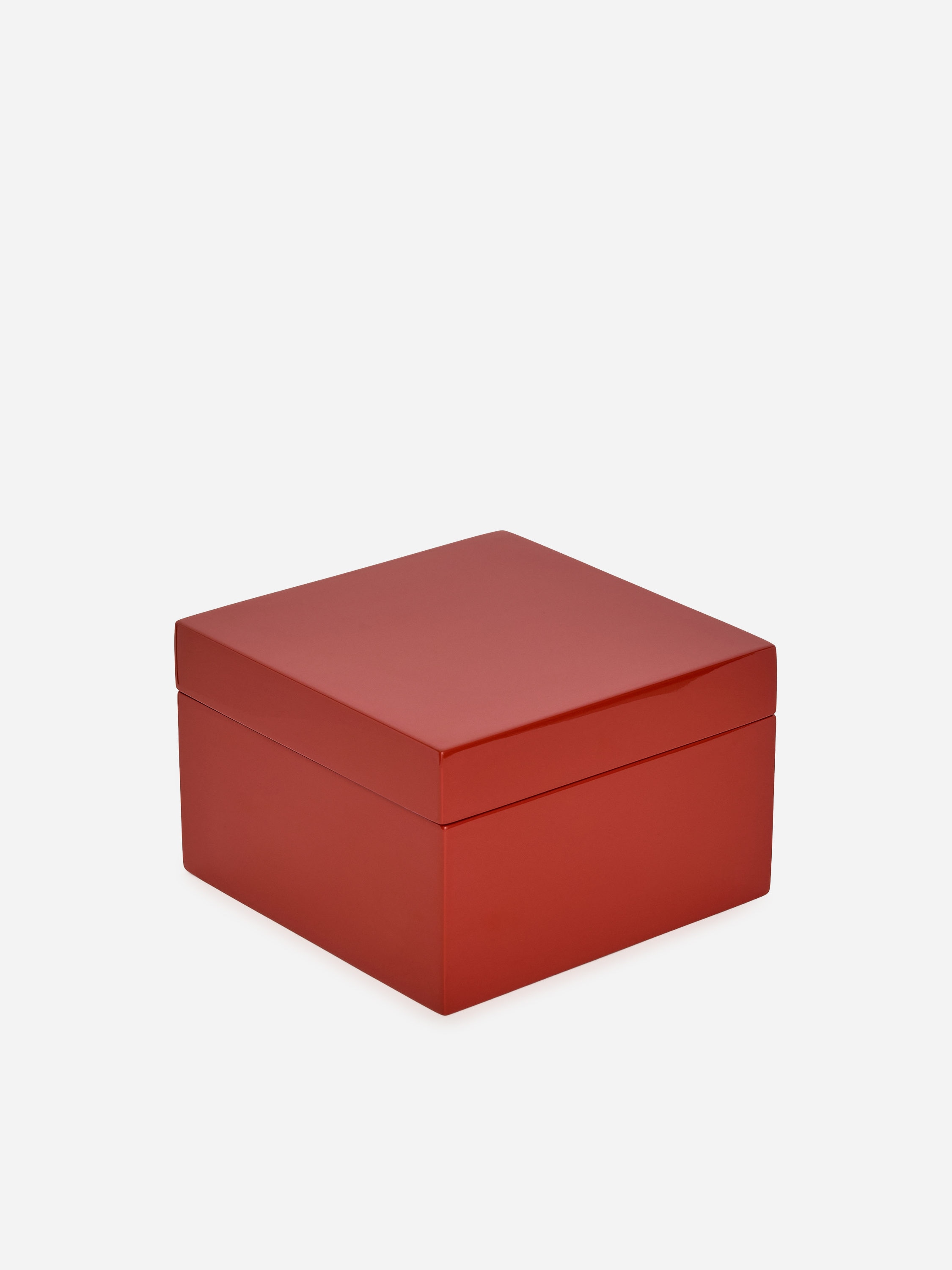Lacquered Box 17 x 17 cm-#C34041-17379