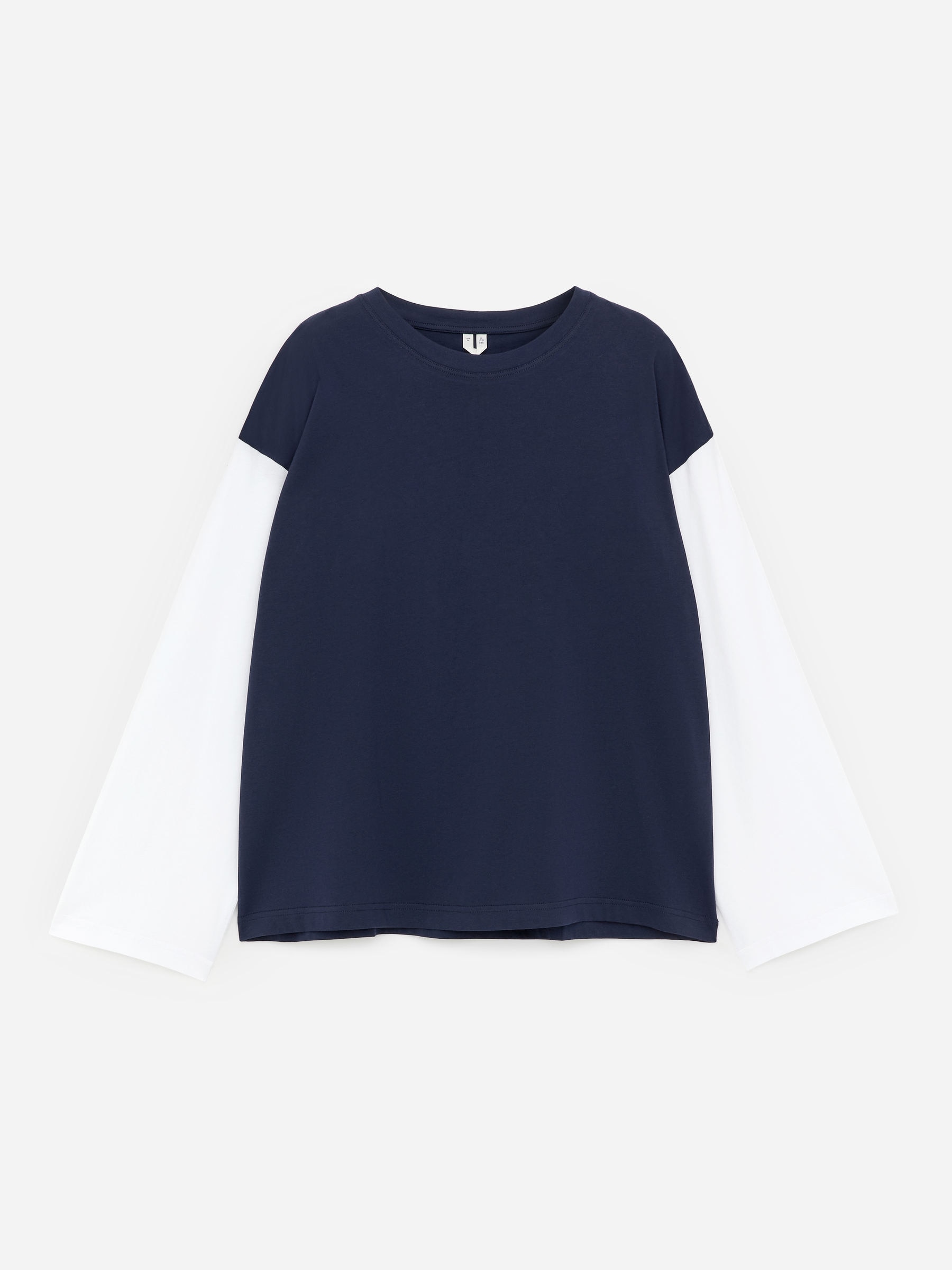 Oversized Long-Sleeve T-Shirt - Dark Blue - Oversized - Women - StillMedia/DescriptiveStillLife - 1