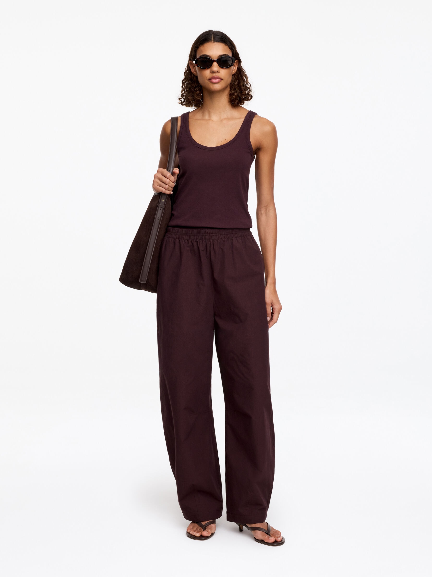 Flip-Flop mit Kitten Heel - Dunkelbraun - Women - StillMedia/Lookbook - 6