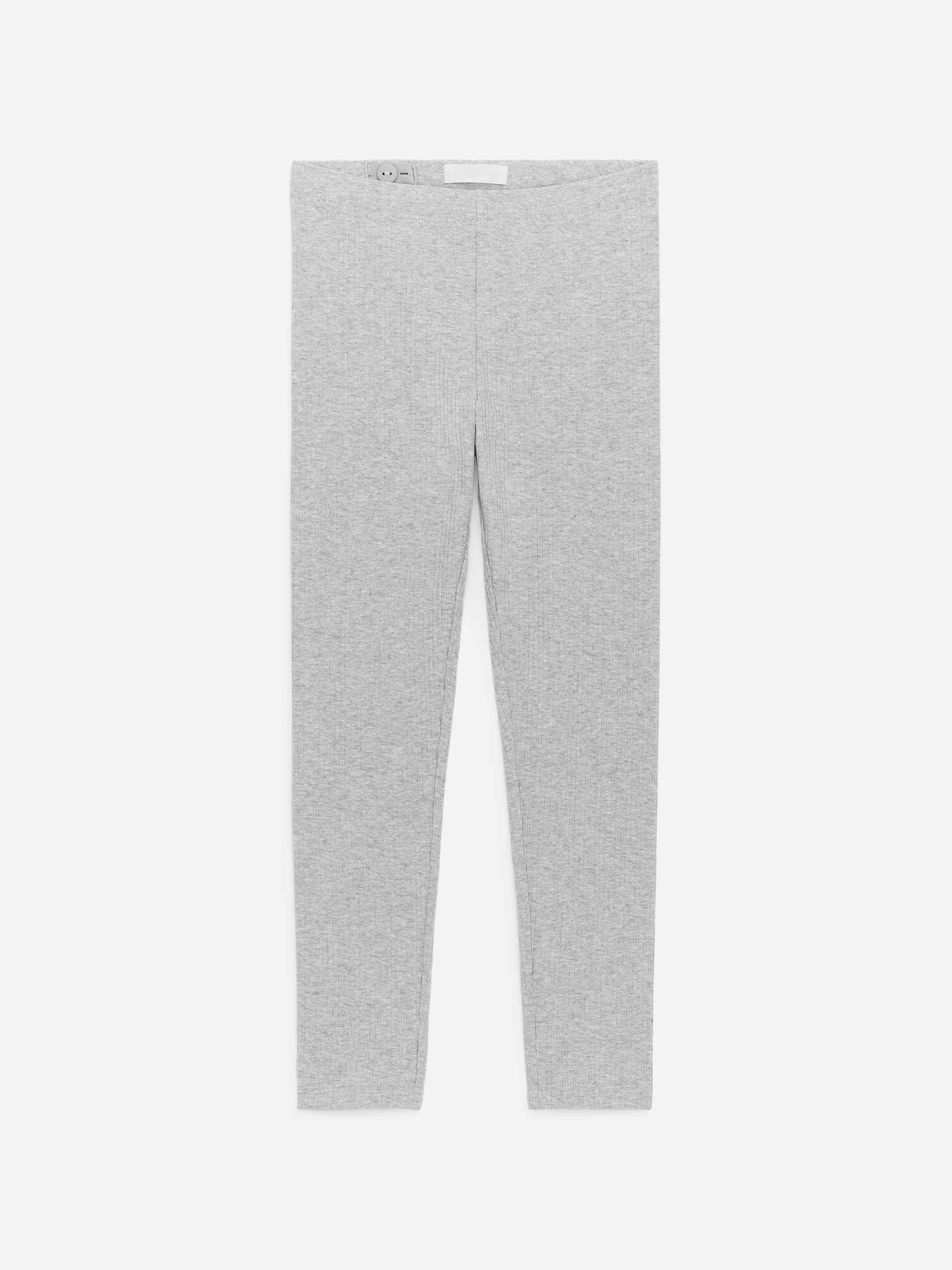 Rib Jersey Leggings Set of 2 - Black/Grey Melange - Children - StillMedia/DescriptiveStillLife - 1