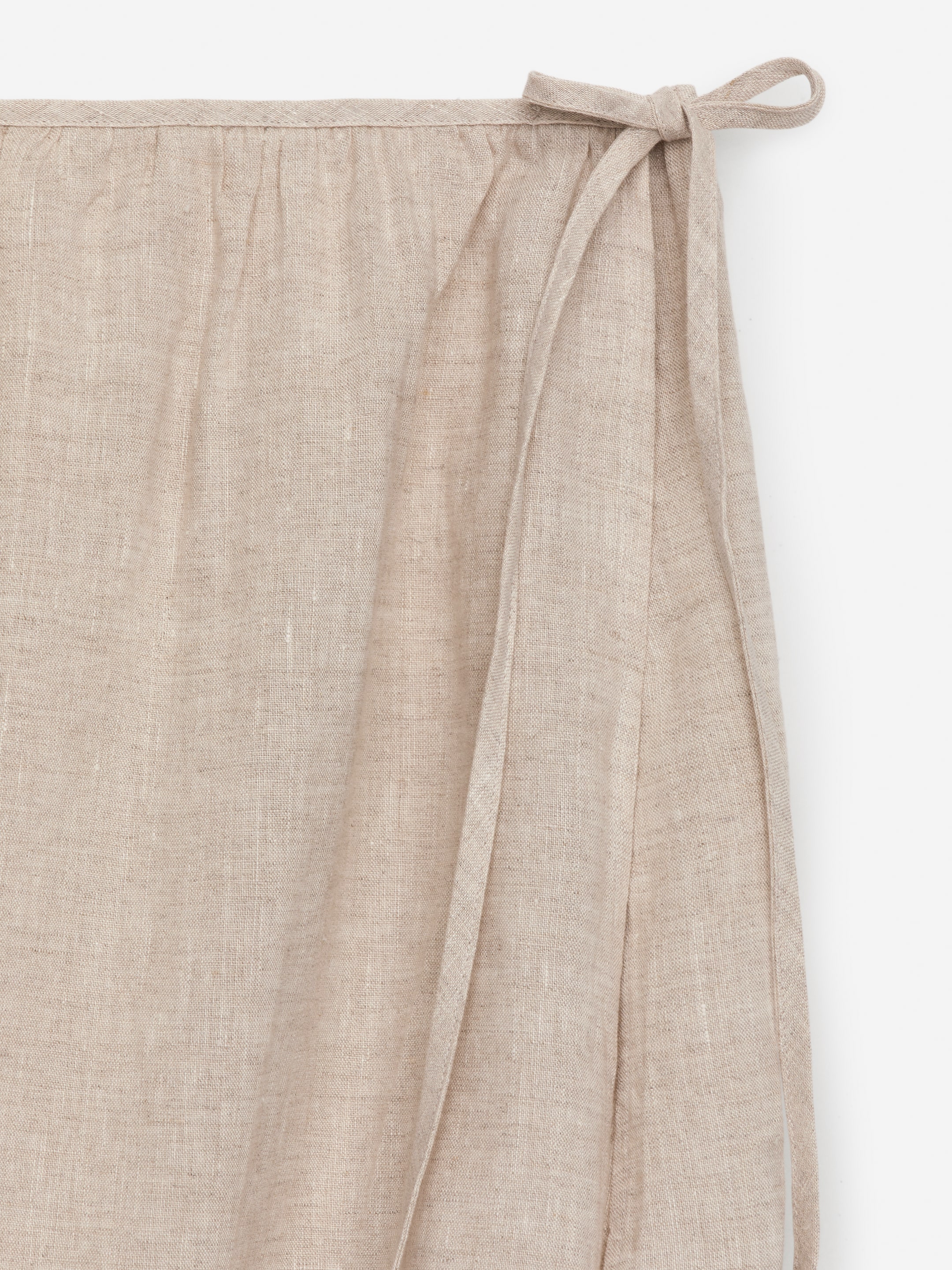 Visualizza immagine più grande: Gonna a portafoglio in lino - Beige - DONNA | H&M IT 6