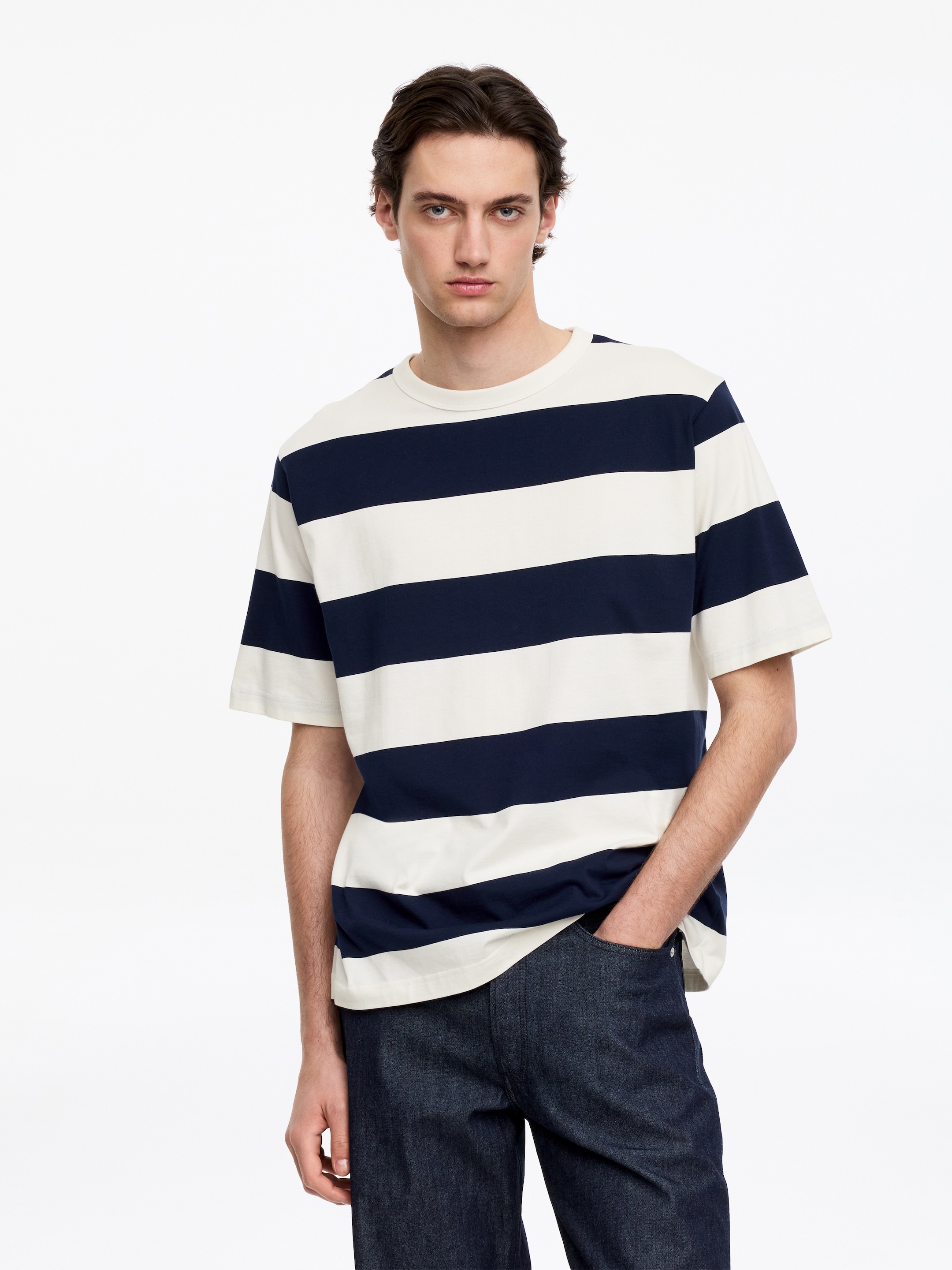 T-shirt i bomull-#21273C-18841