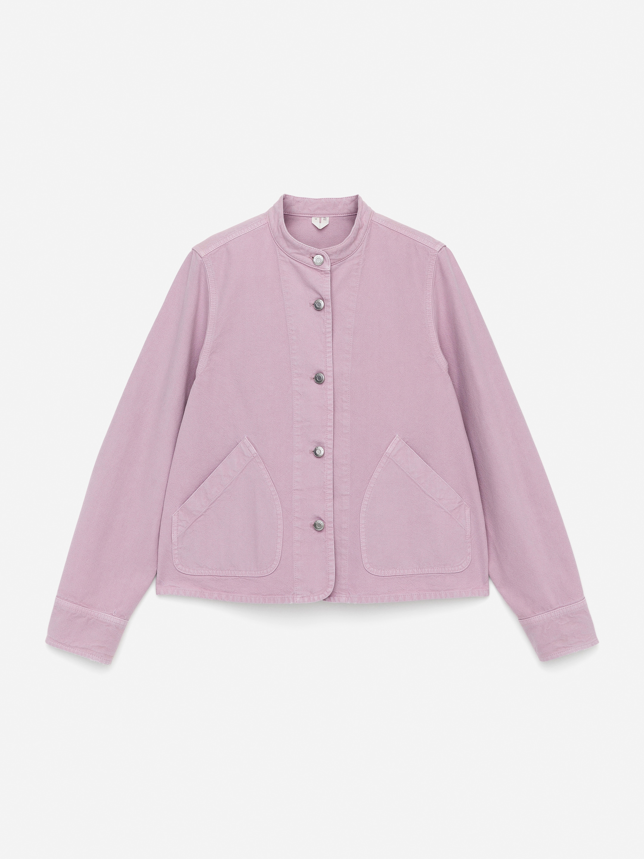 Canvas Overshirt-#B4A7BF-14806