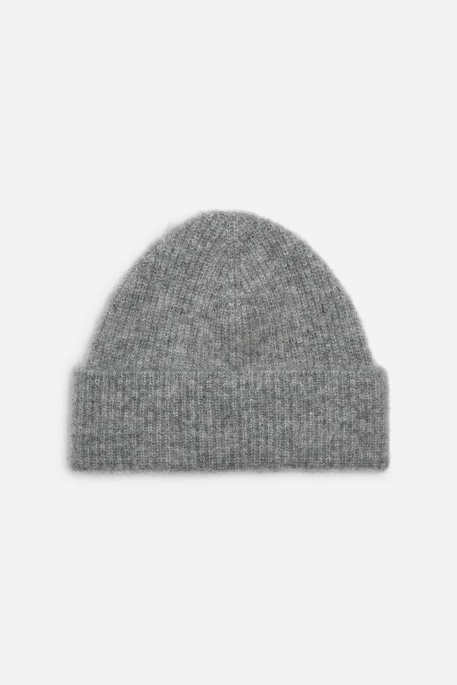 Alpaca-Blend Beanie - Dusty grey/Dark red/Red/Blue/Black - 1