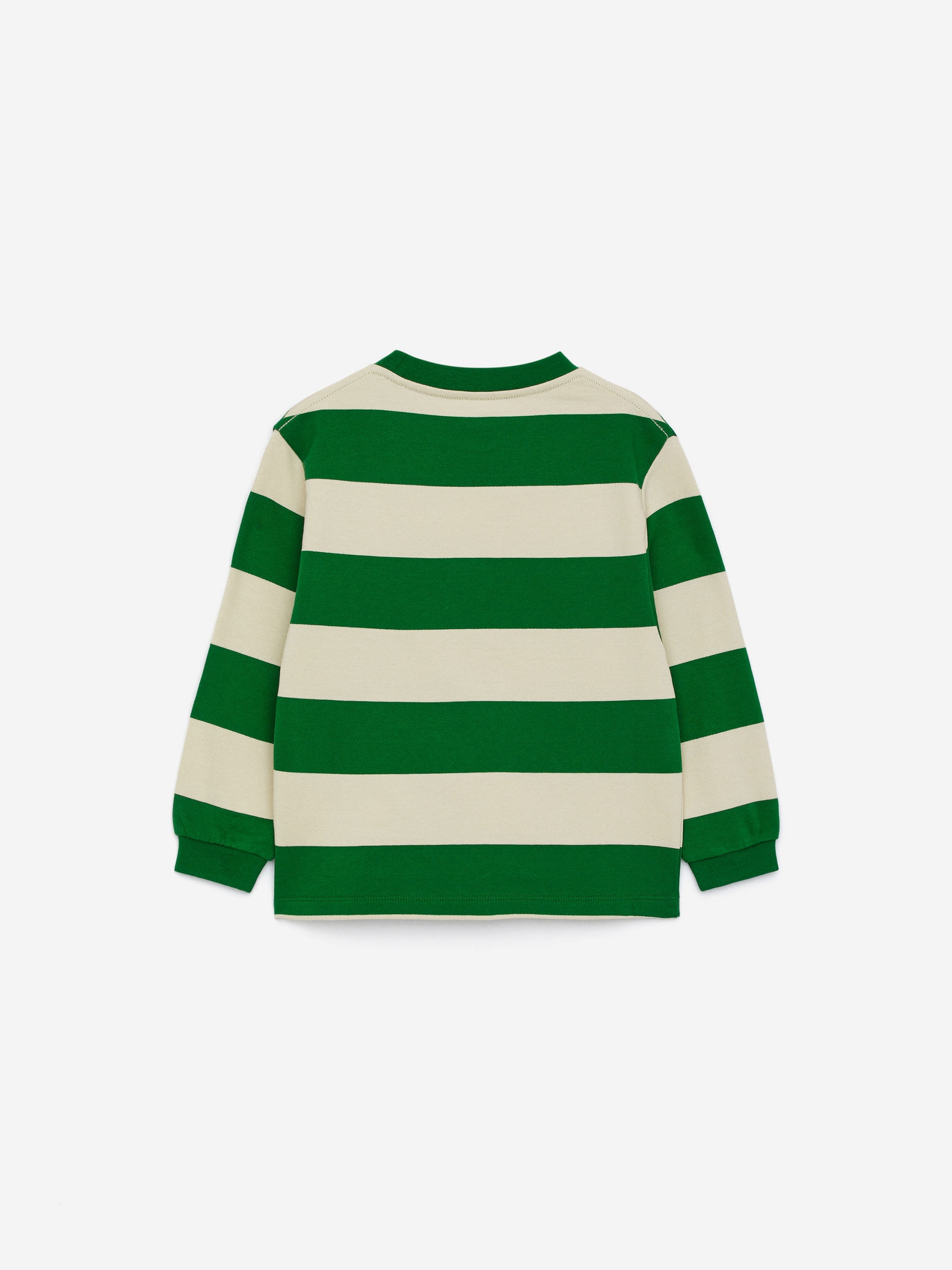 Terry Sweatshirt - Green/Off White - Regular fit - Children - StillMedia/DescriptiveStillLife - 3