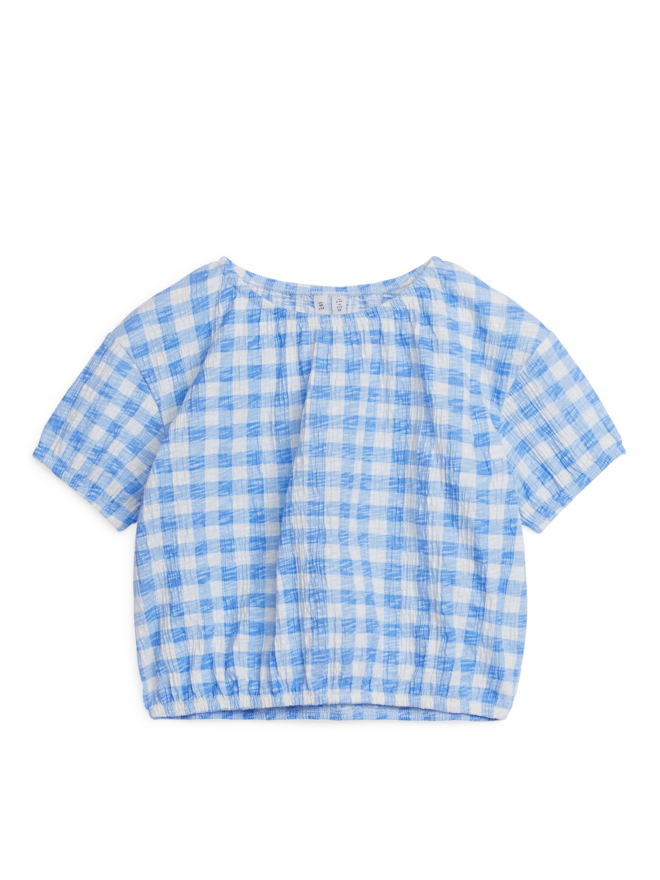 Topp med struktur - Vit/blå - Regular fit - Children - StillMedia/DescriptiveStillLife - 2