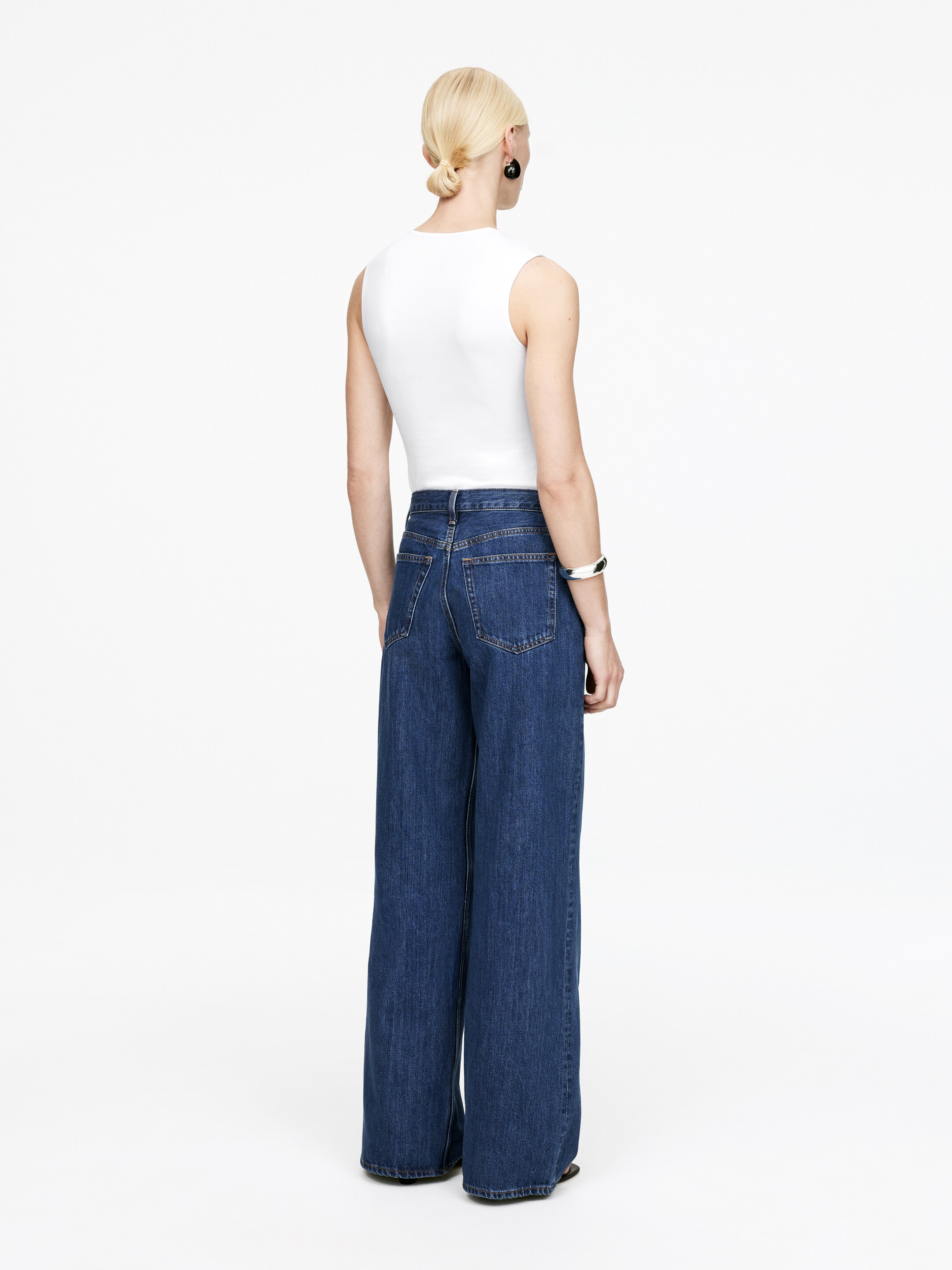 Agrandir l'image: Jean large ample CLOUD - Bleu moyen - FEMME | H&M CH 3